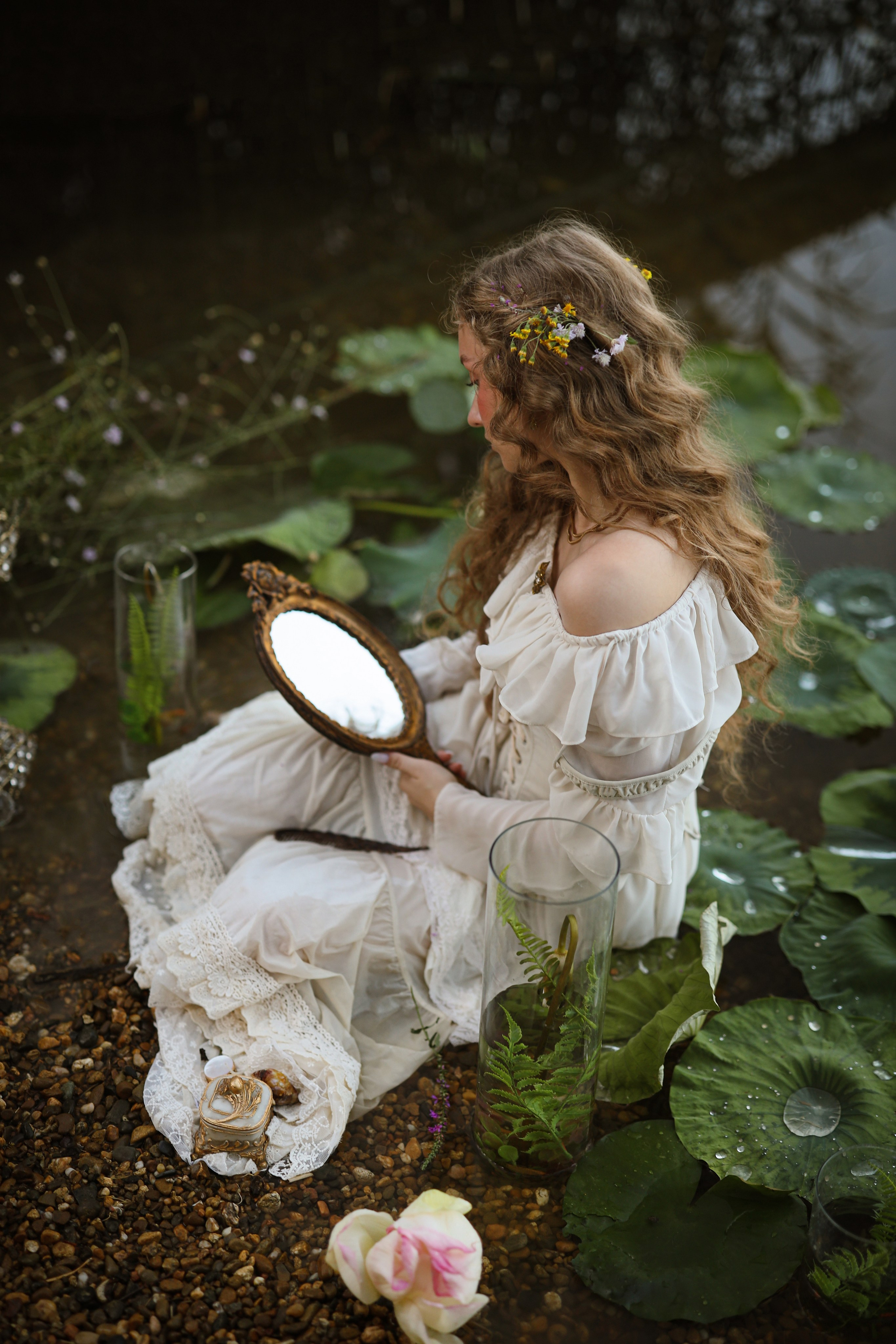 девушка на озере , фотосессия