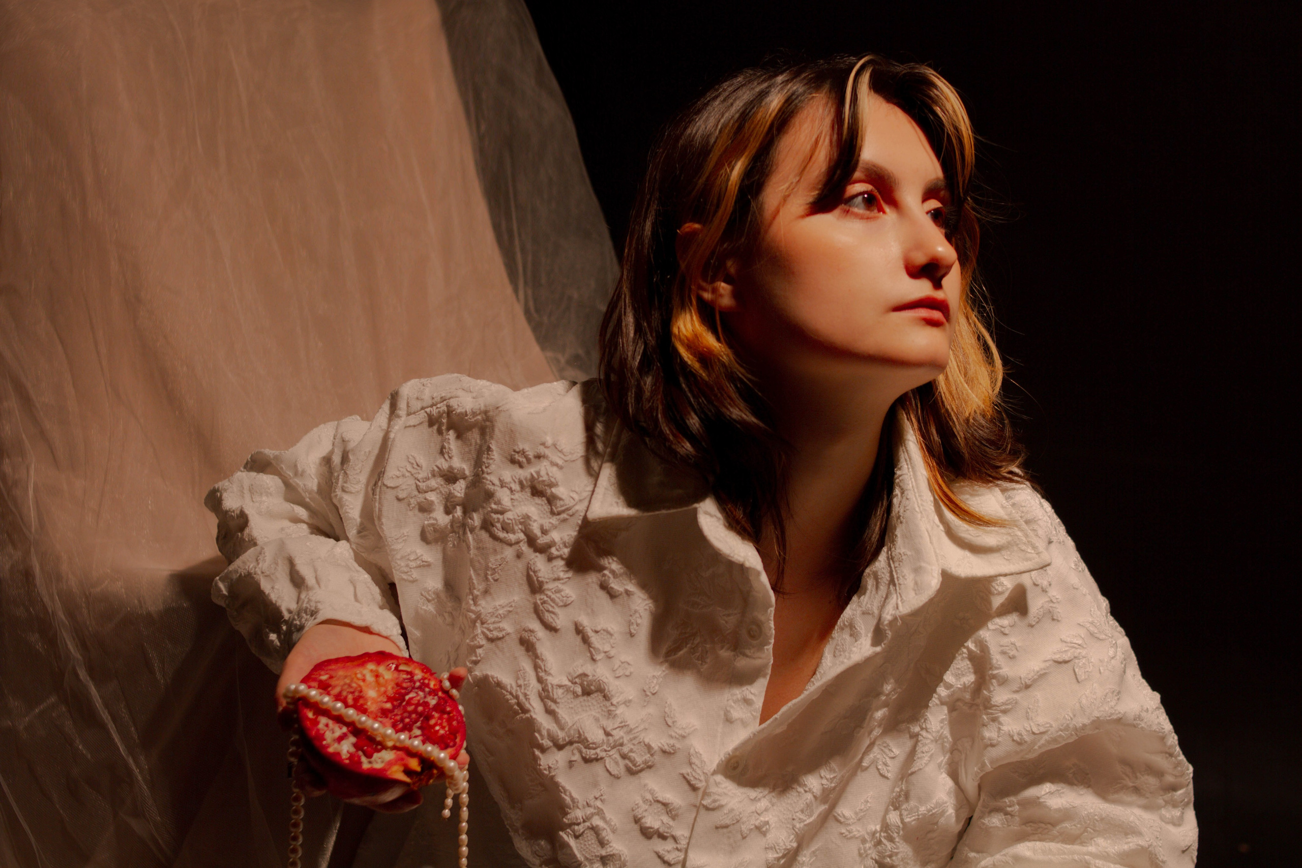 Гранат и жемчуг. Создадим шедевр? Виталина и её фотоискусство