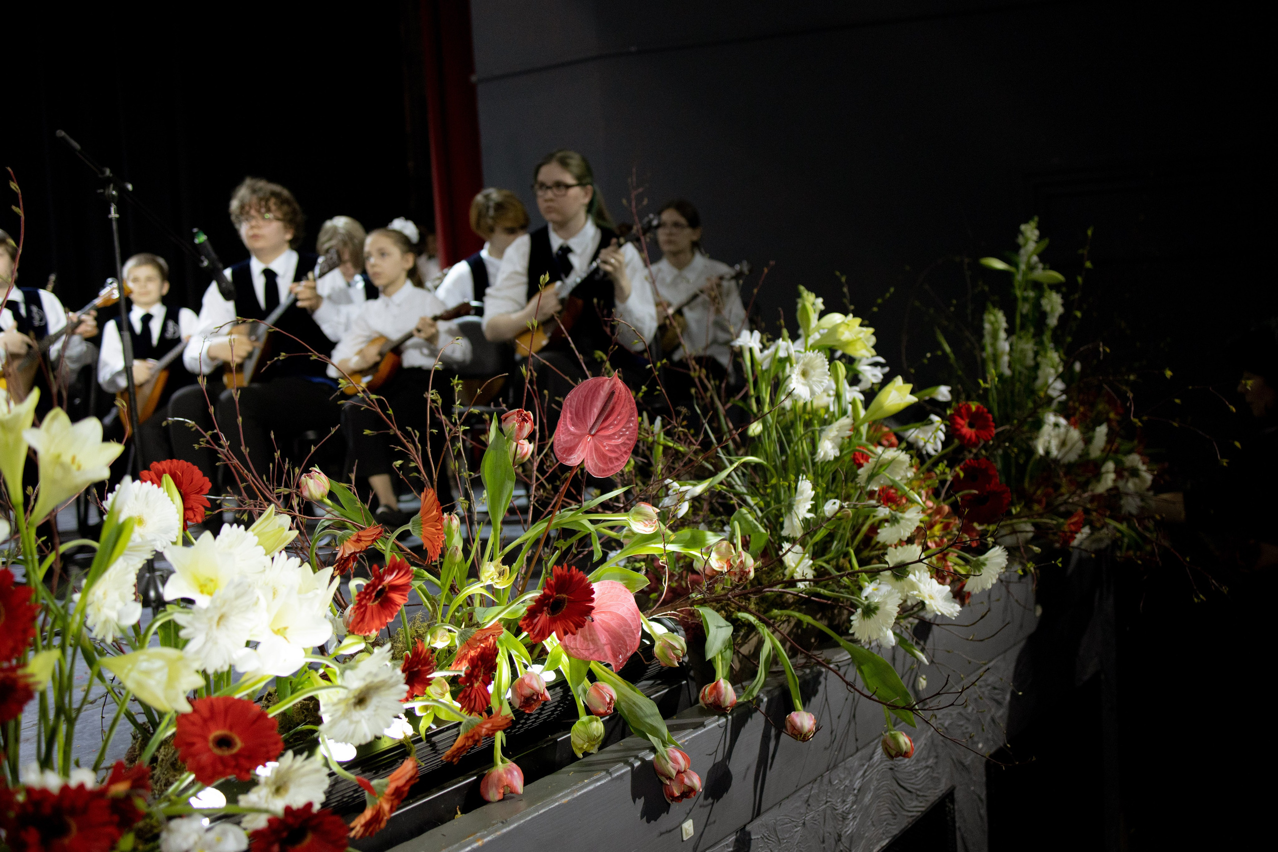 Оформление Отчетного концерта Музыкальной школы Глазунова. Оформление свадеб, декор свадеб Вера Маркова, Москва