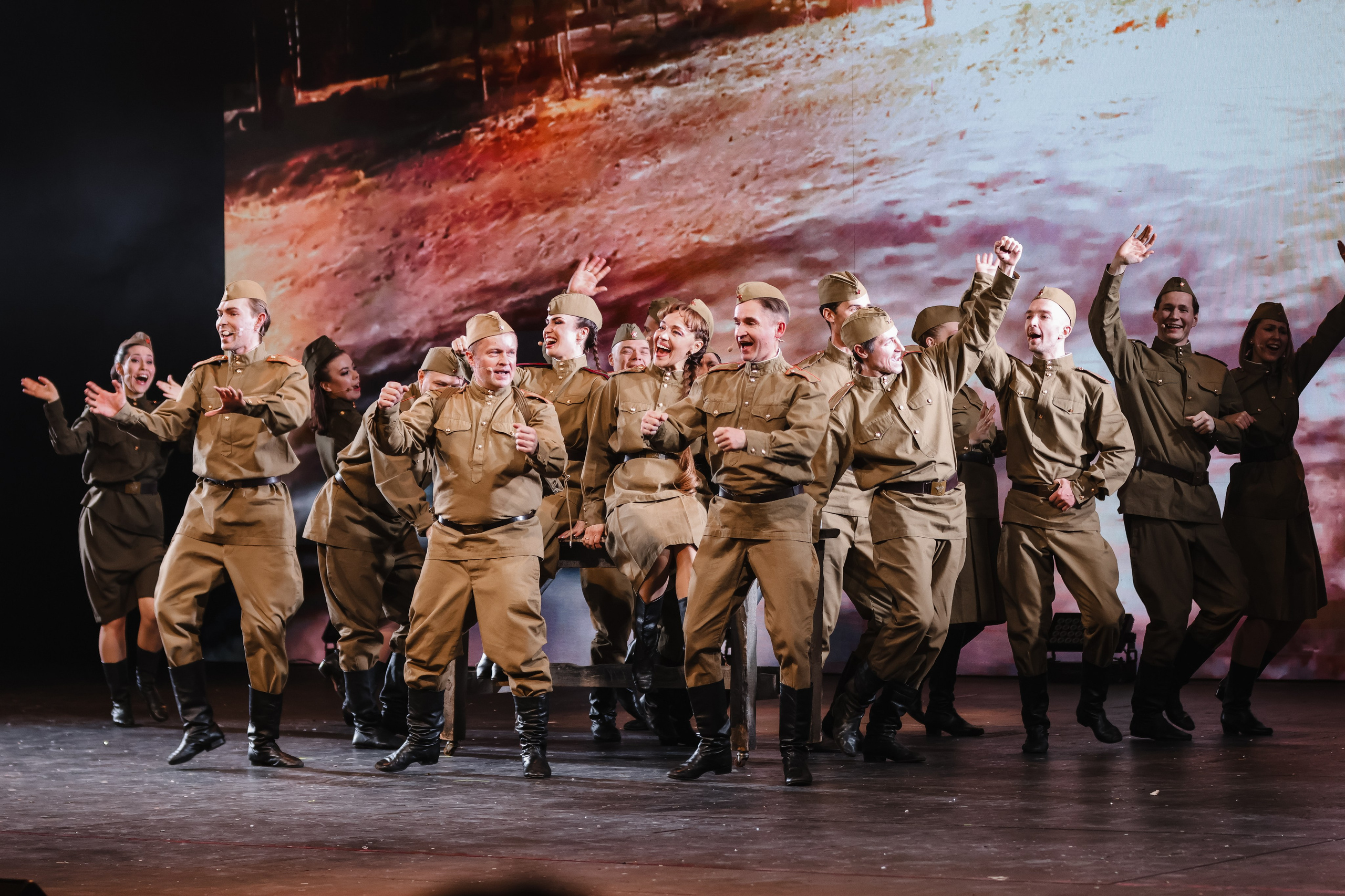 Василий Теркин, театр «Русская песня». Фотограф Ольга Махалова — Санкт-Петербург, Москва, Нижний Новгород