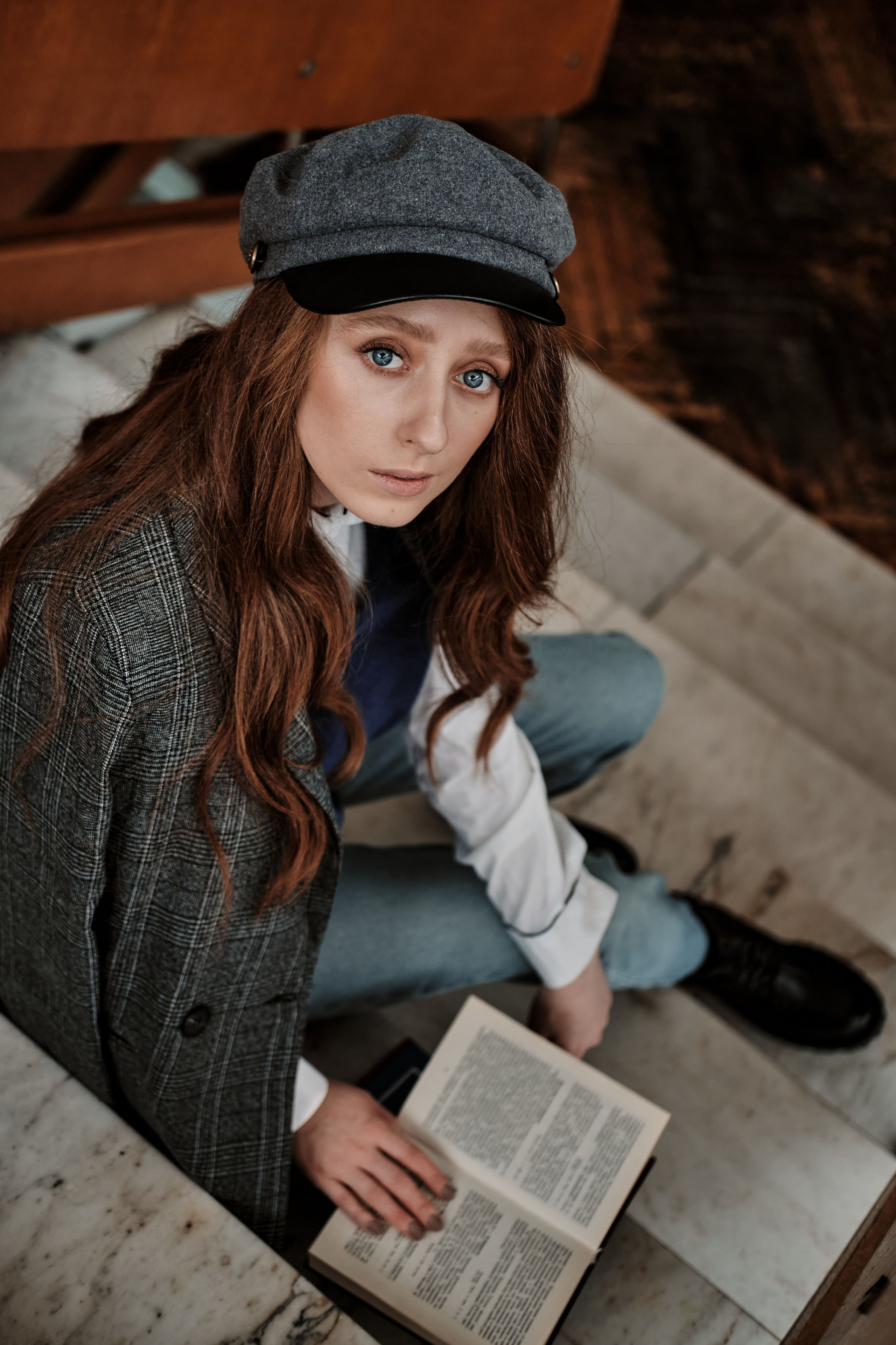 Таня в библиотеке. Свадебный и семейный фотограф в Ульяновске Анастасия Мышенкова