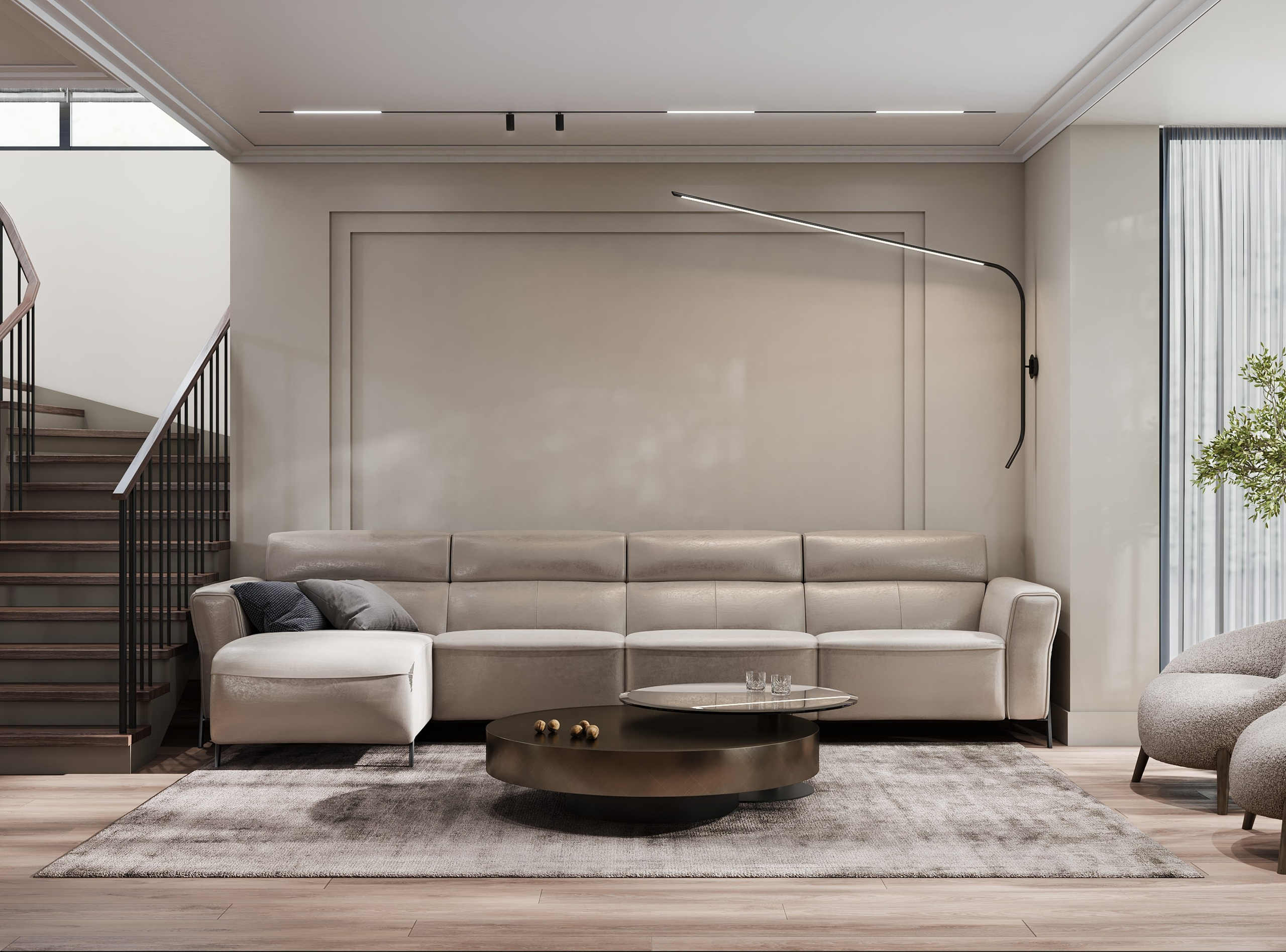 Вилла Елена. г. Геленджик пос. «Сосновка» дом 260 кв. м. Цель: для проживания семьи из 5 человек. Заказчики из г. Уфа. Дизайн интерьеров, строительство, ремонт домов и квартир в Геленджике