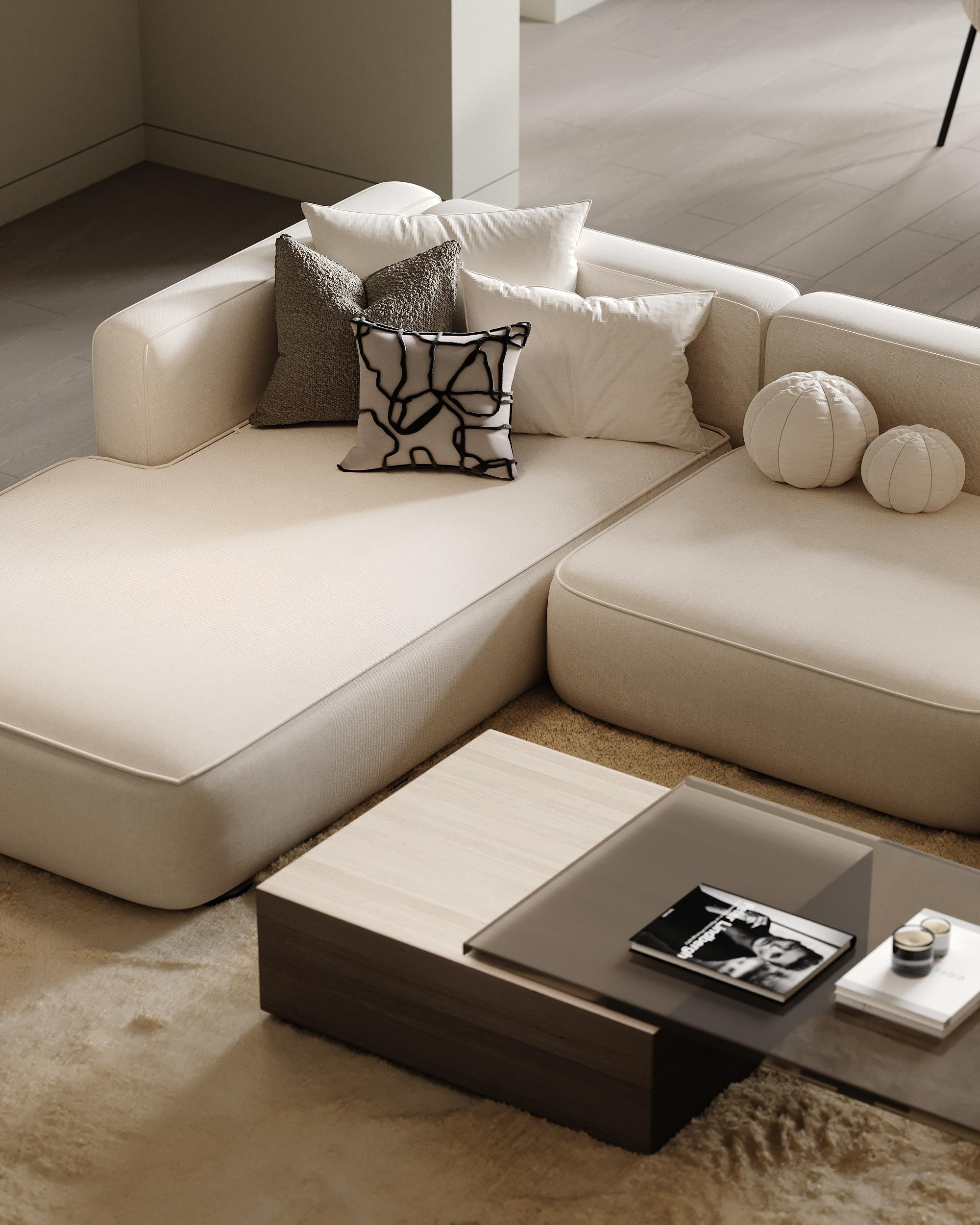 Гостиная с кухней. Дизайнер интерьера Еремина Юлия