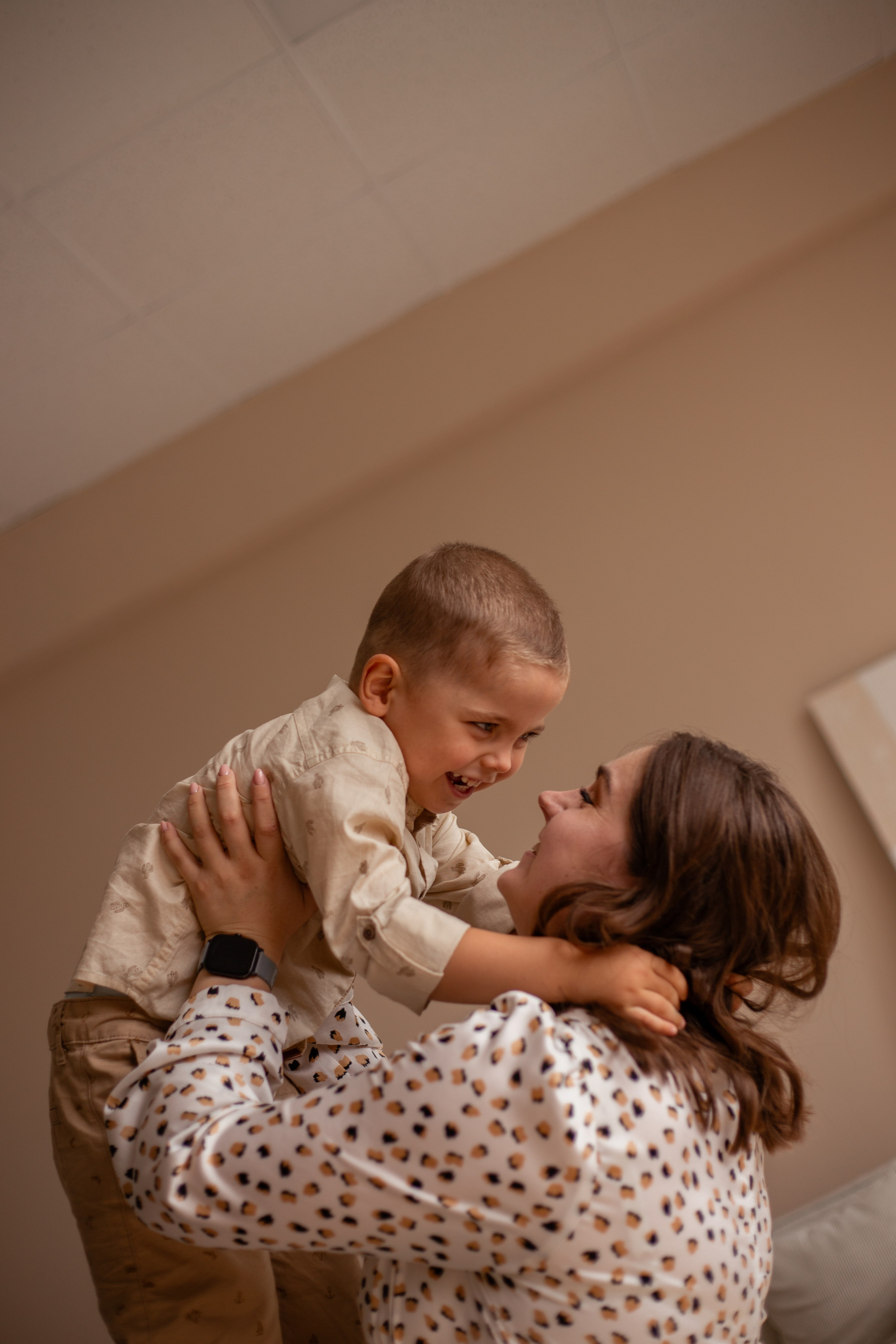 Надежда, Григорий и Ваня с семьёй