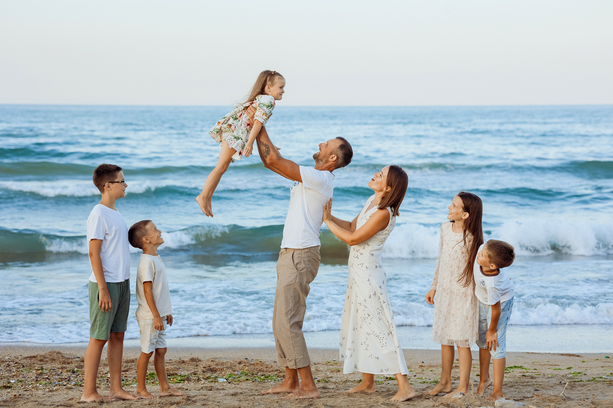 Юлия с семьёй. Свадебный и семейный фотограф в Каспийске Алёна Нурмагомедова