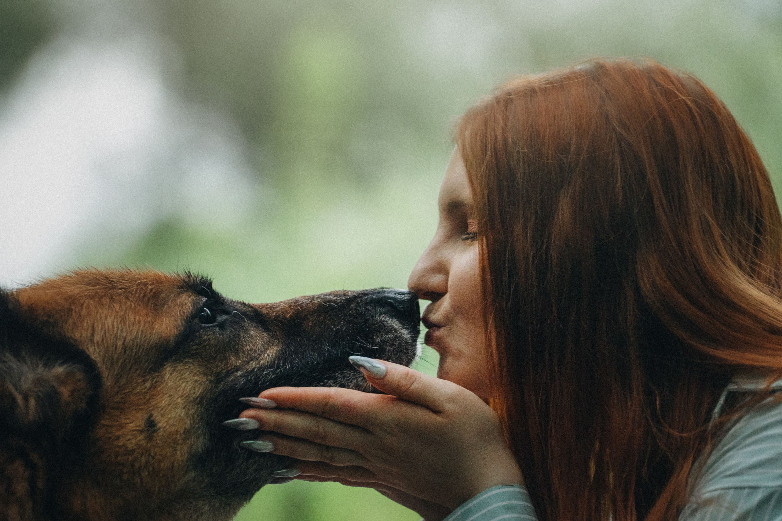Вика и Фрея. Фотограф анималист в Москве и Санкт-Петербурге Свиридова Анна