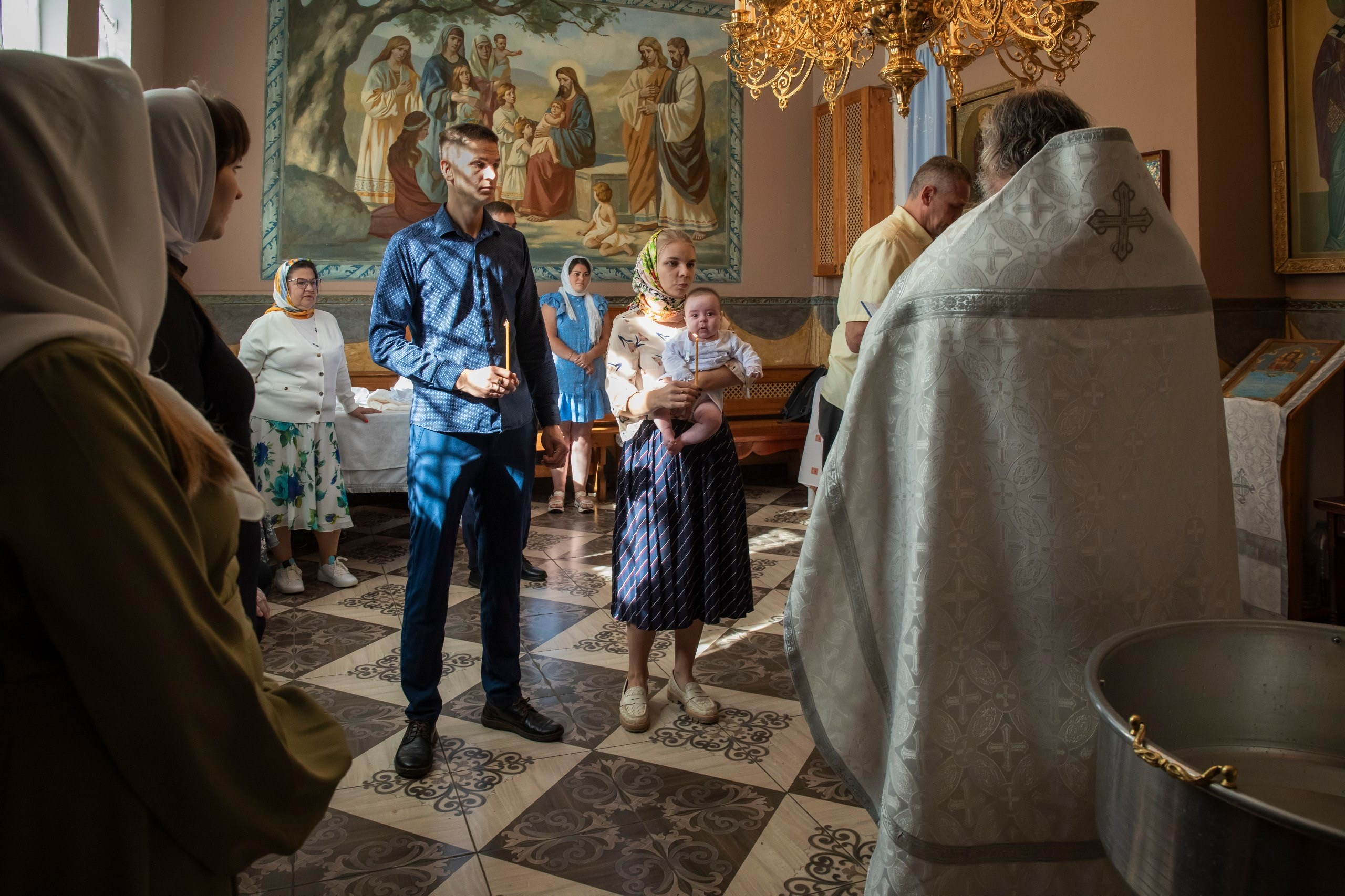 Крестины Апполинарии. Арт- фотограф Москва