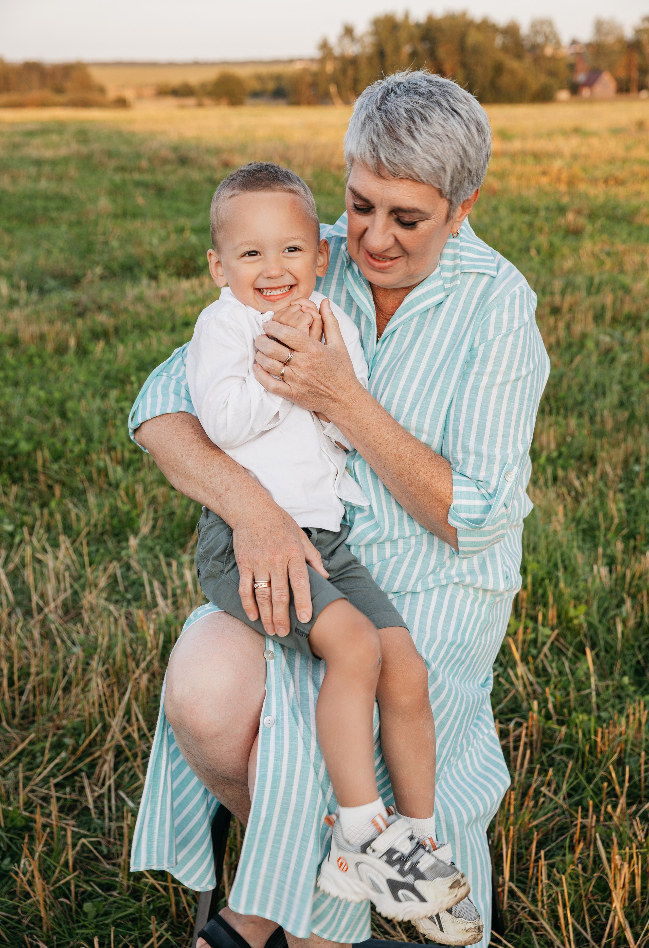 Семейная закатная съемка. Фотограф в Твери Лагодная Яна