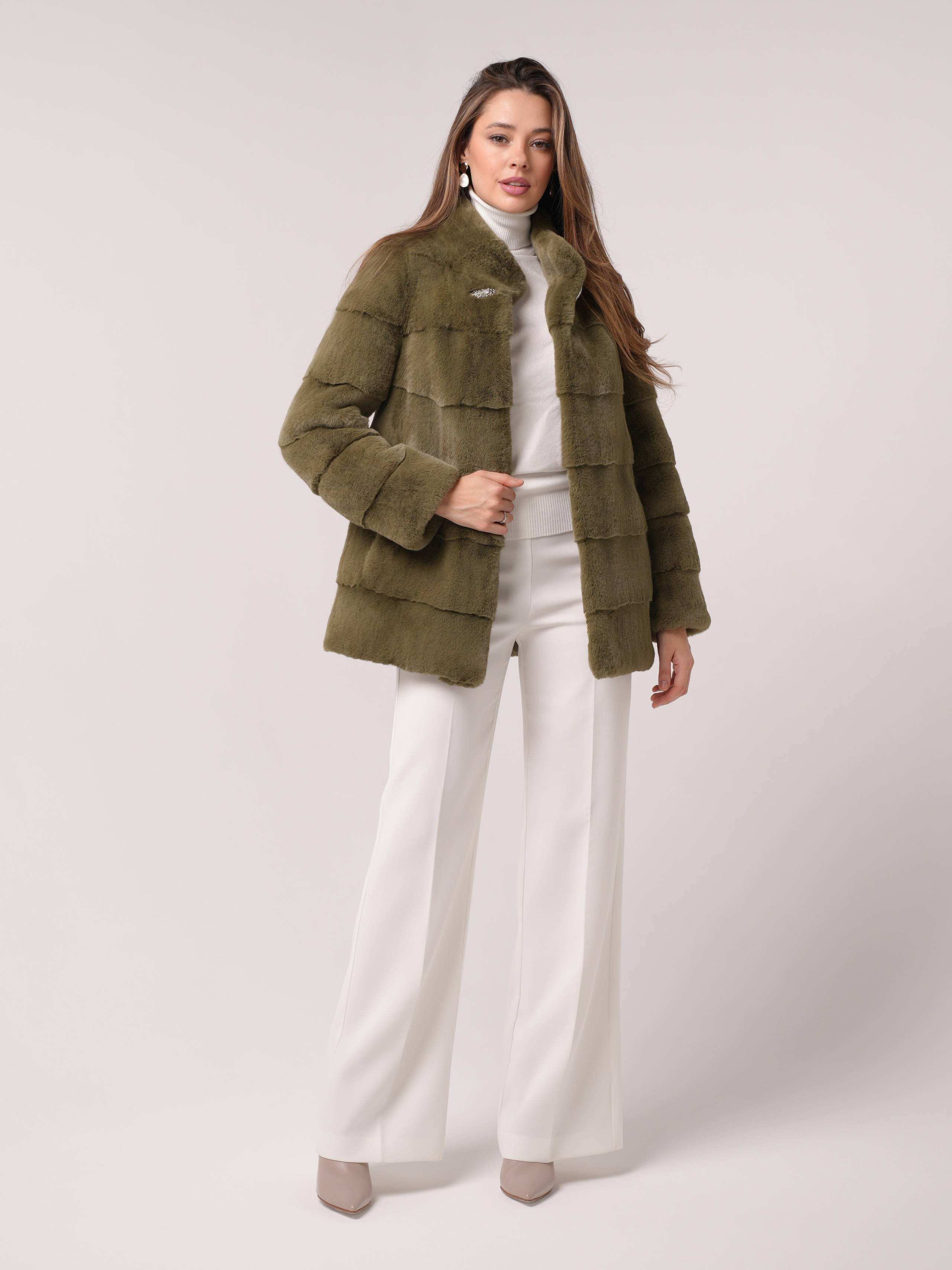 Новогодняя фотосессия бренда шуб. Портретный фотограф Москва Белогорцев Сергей