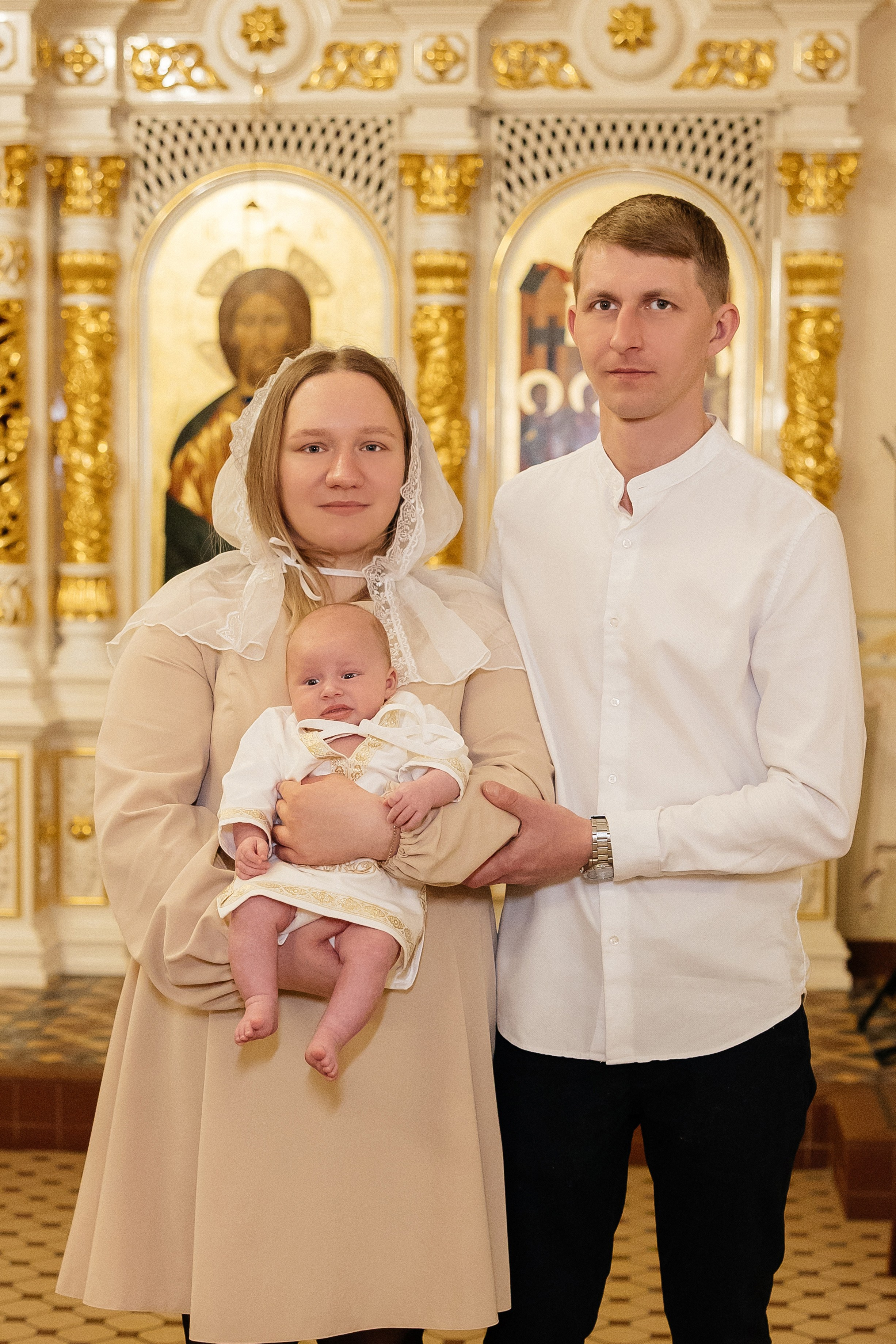 Таинство Крещения Максима и Александра. Храм Покрова Пресвятой Богородицы