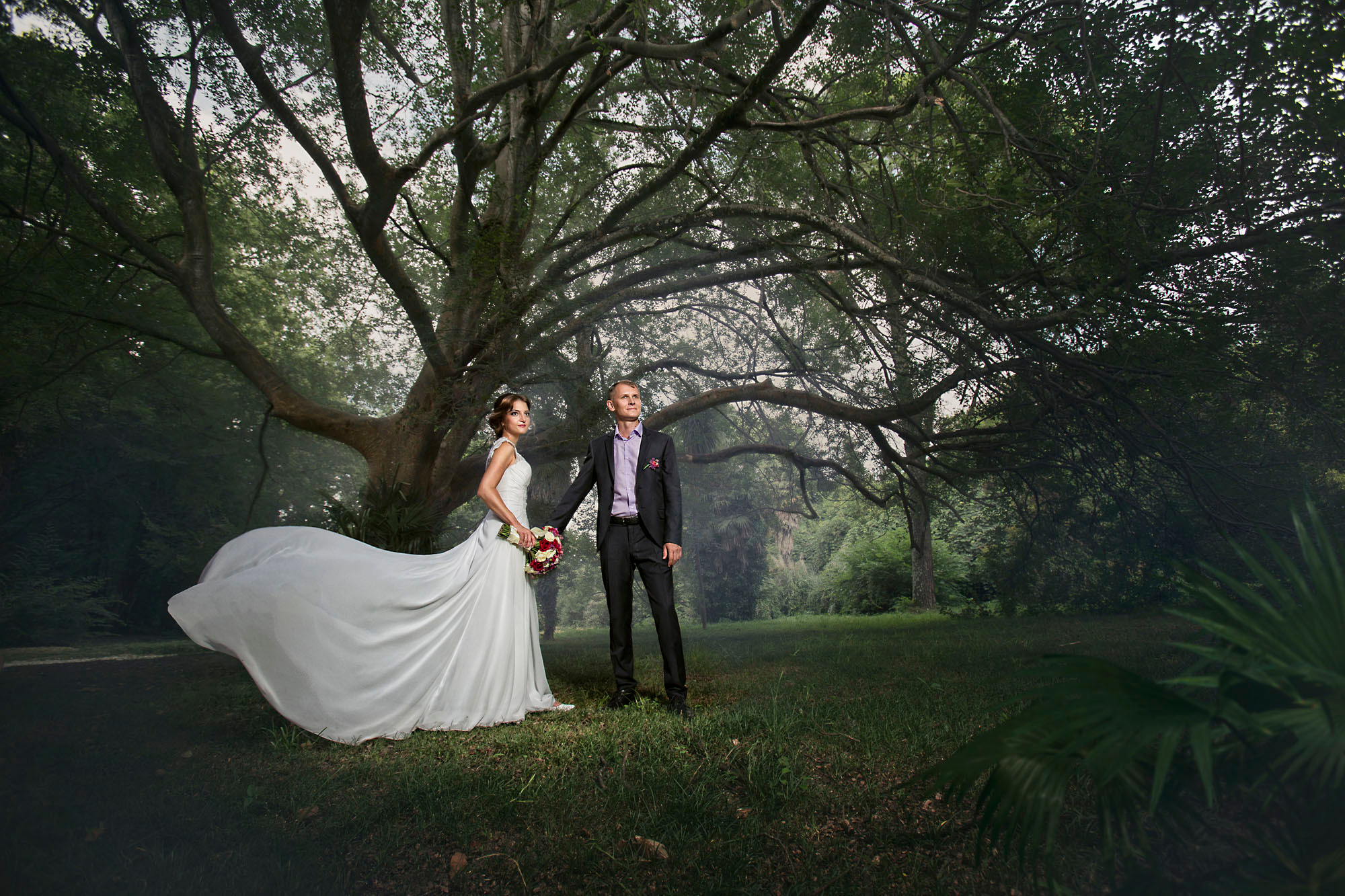 Свадебная фотосессия, свадебный фотограф, художественные фотокартины. Свадебный фотограф Краснодар, Сочи, Геленджик, Анапа, Ростов