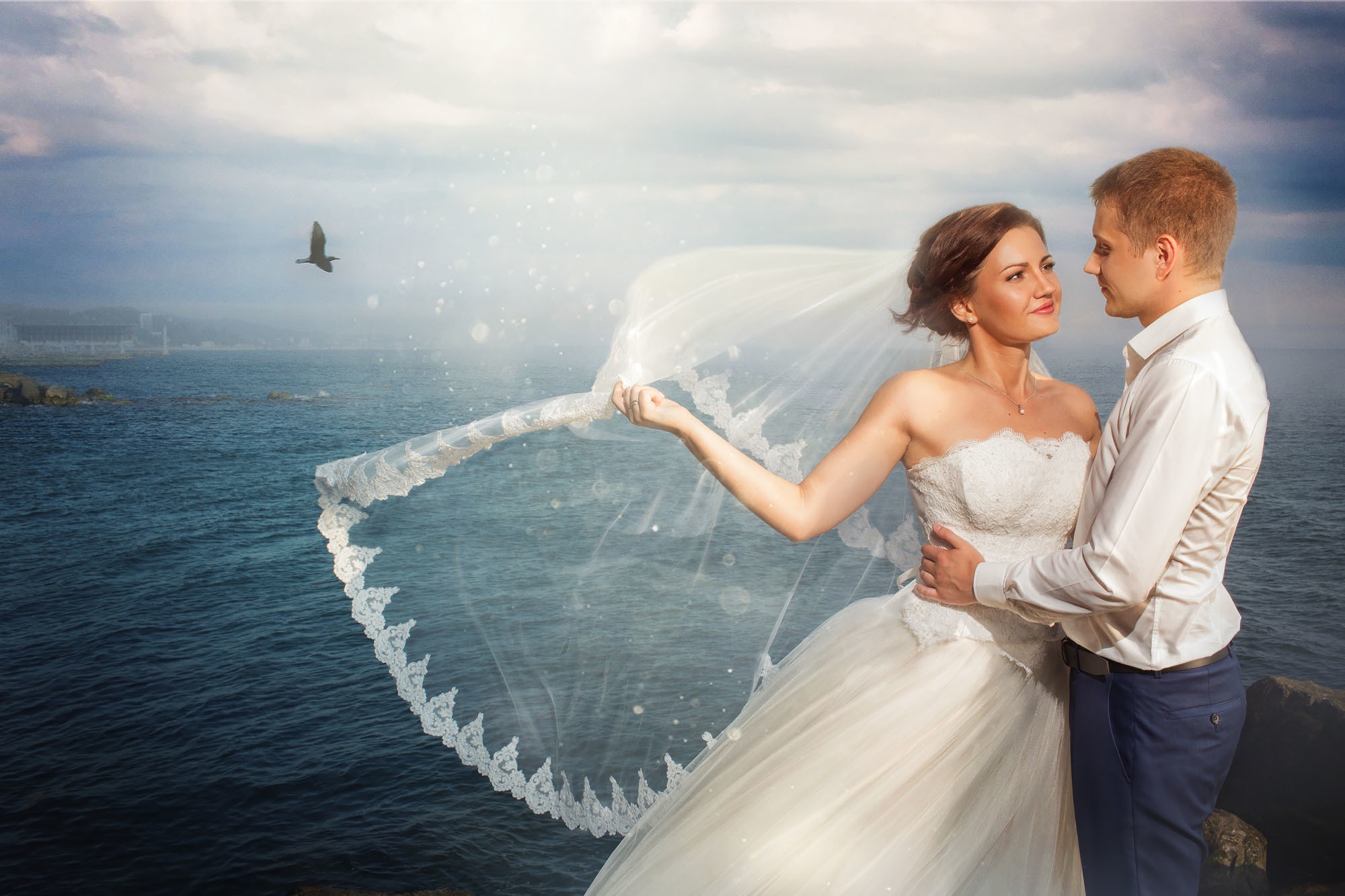 Свадебная фотосессия, свадебный фотограф, художественные фотокартины. Свадебный фотограф Краснодар, Сочи, Геленджик, Анапа, Ростов