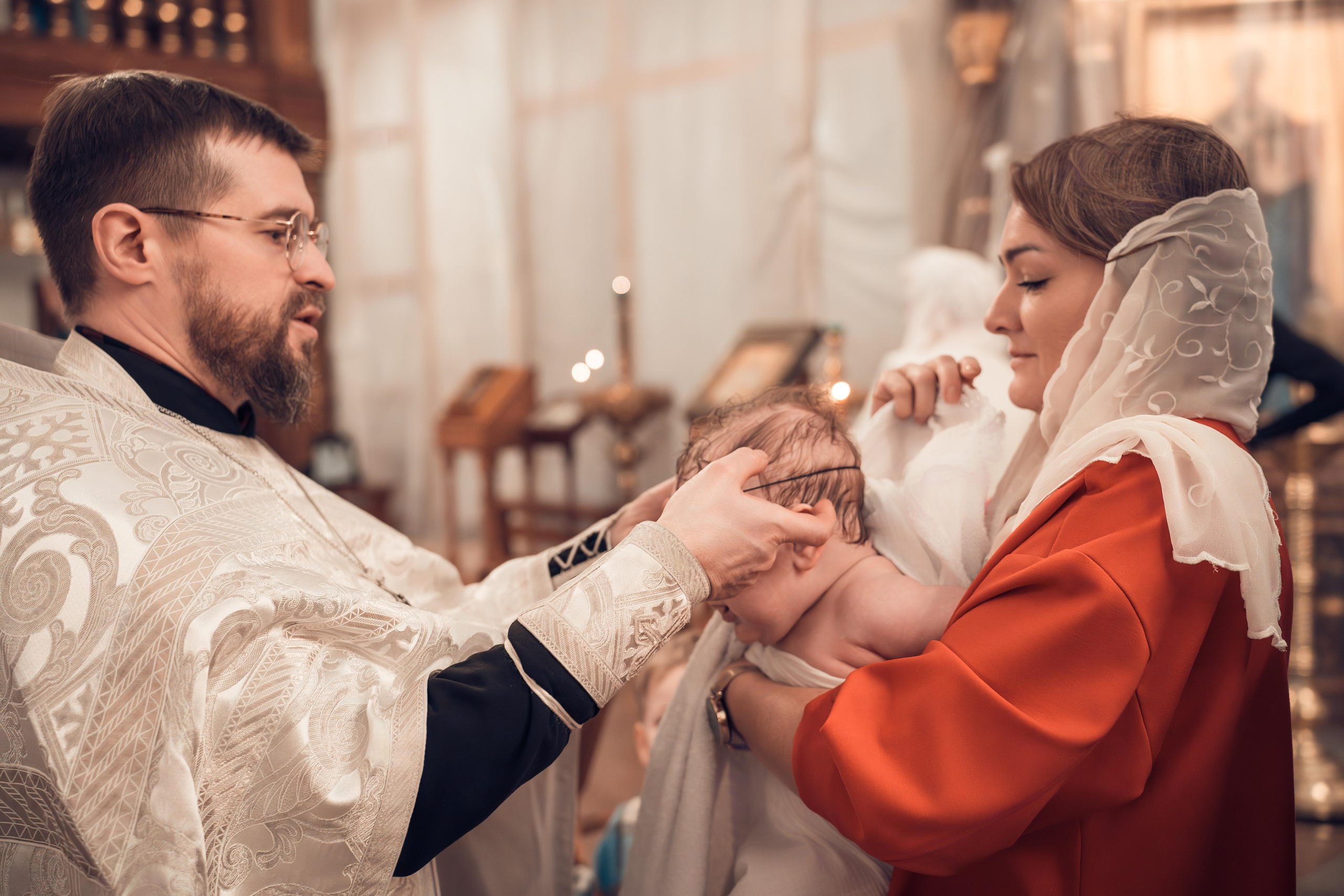 Таинство Крещения Сергея