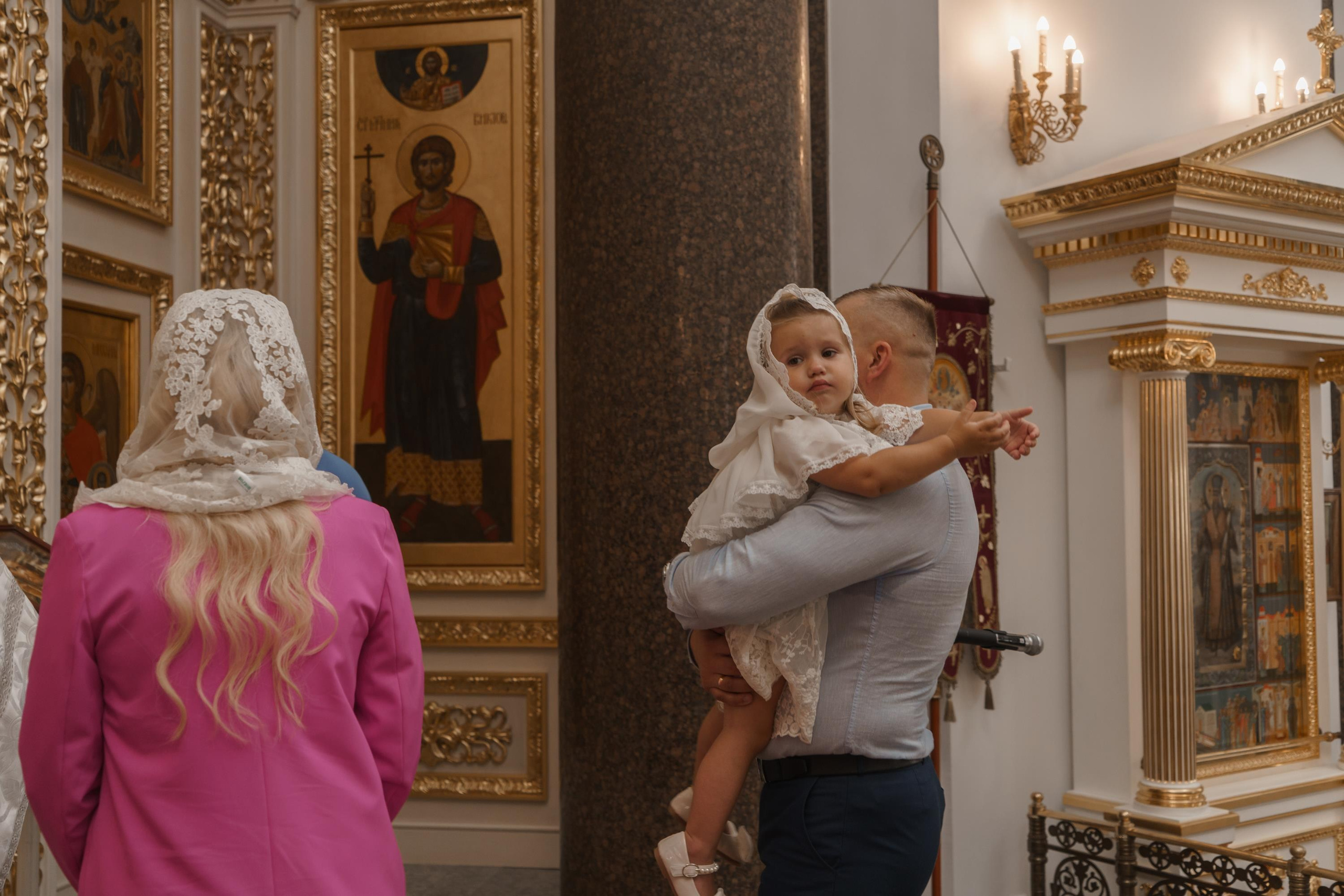 Софийский собор в г. Пушкин, крещение Евы. Контент- фотограф, рилсмейкер в Санкт- Петербурге Елена Грие