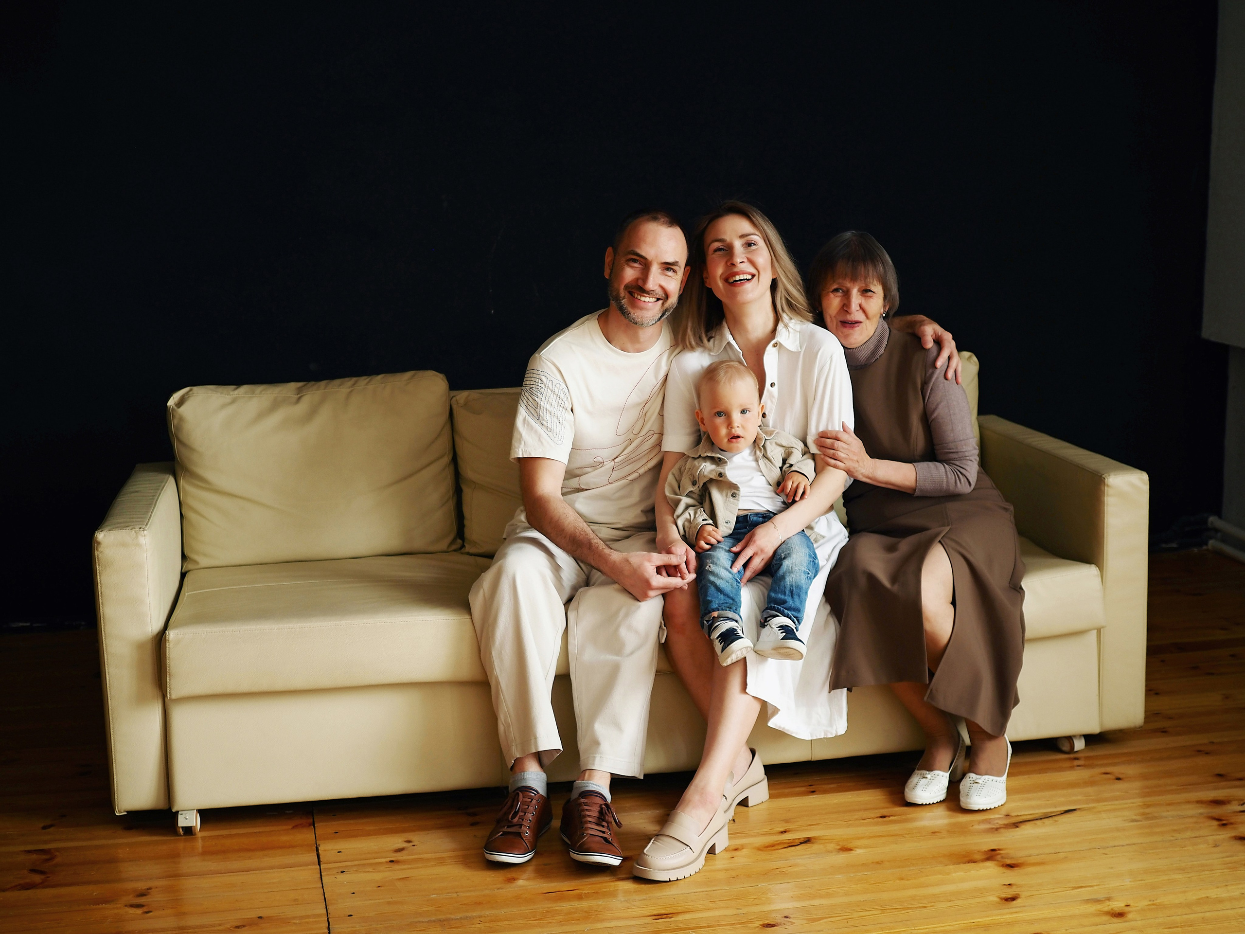 Семья 3 поколения. Семейный фотограф Ольга Барабанова