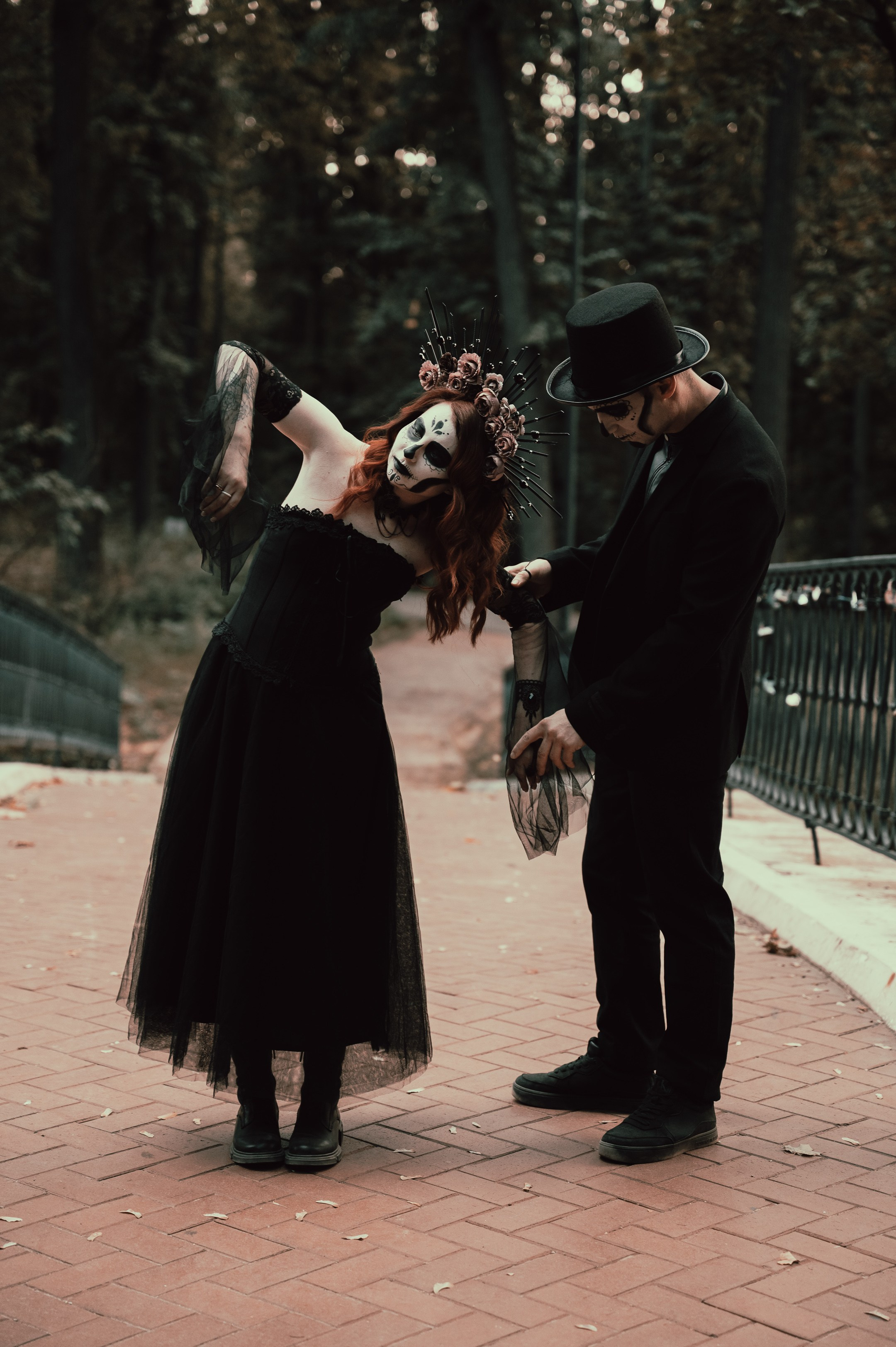 Halloween (Roman and Natalia). Photographer in Moscow Anna Chistiakova