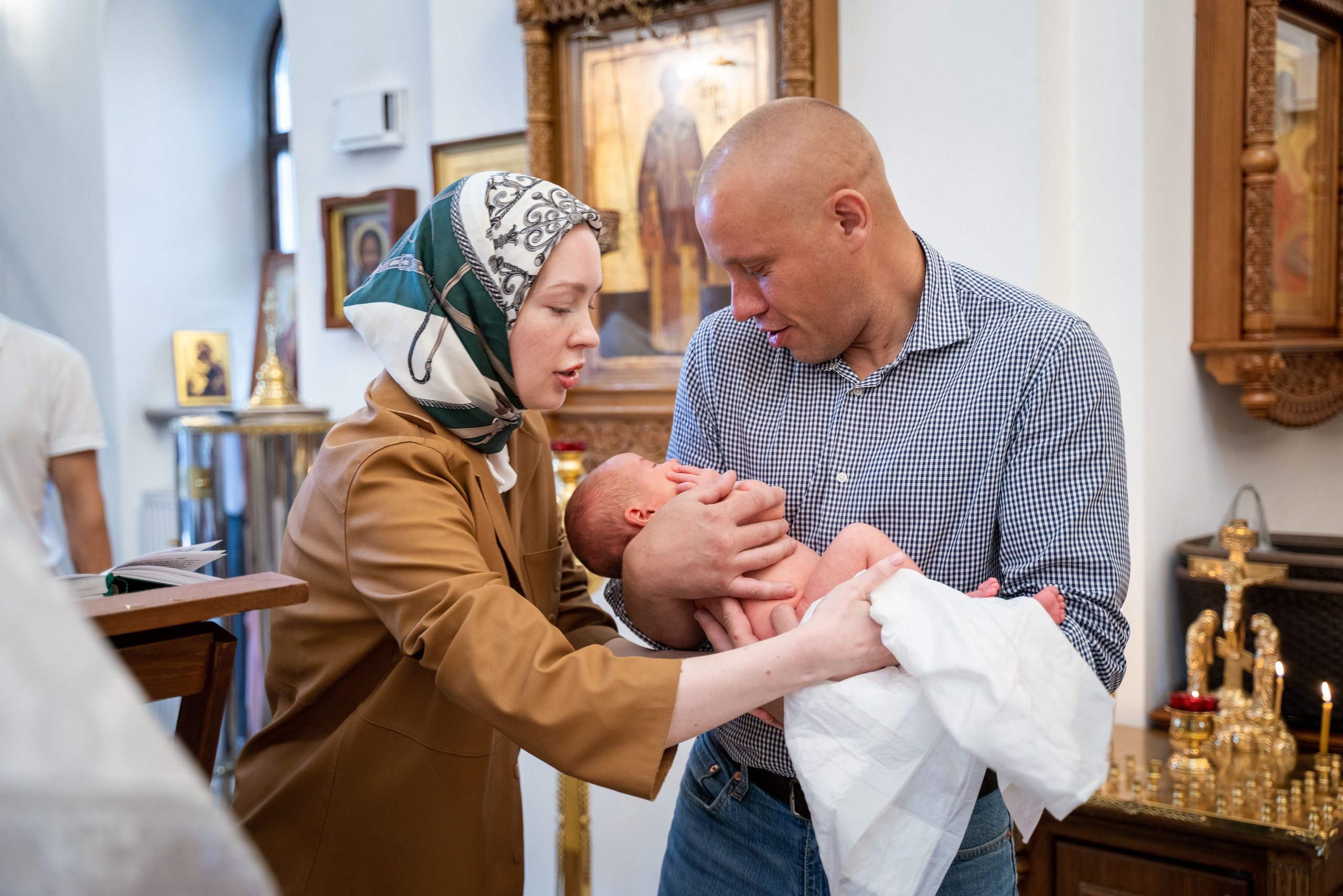 Крещение Александры. Фотограф Мария Орлова