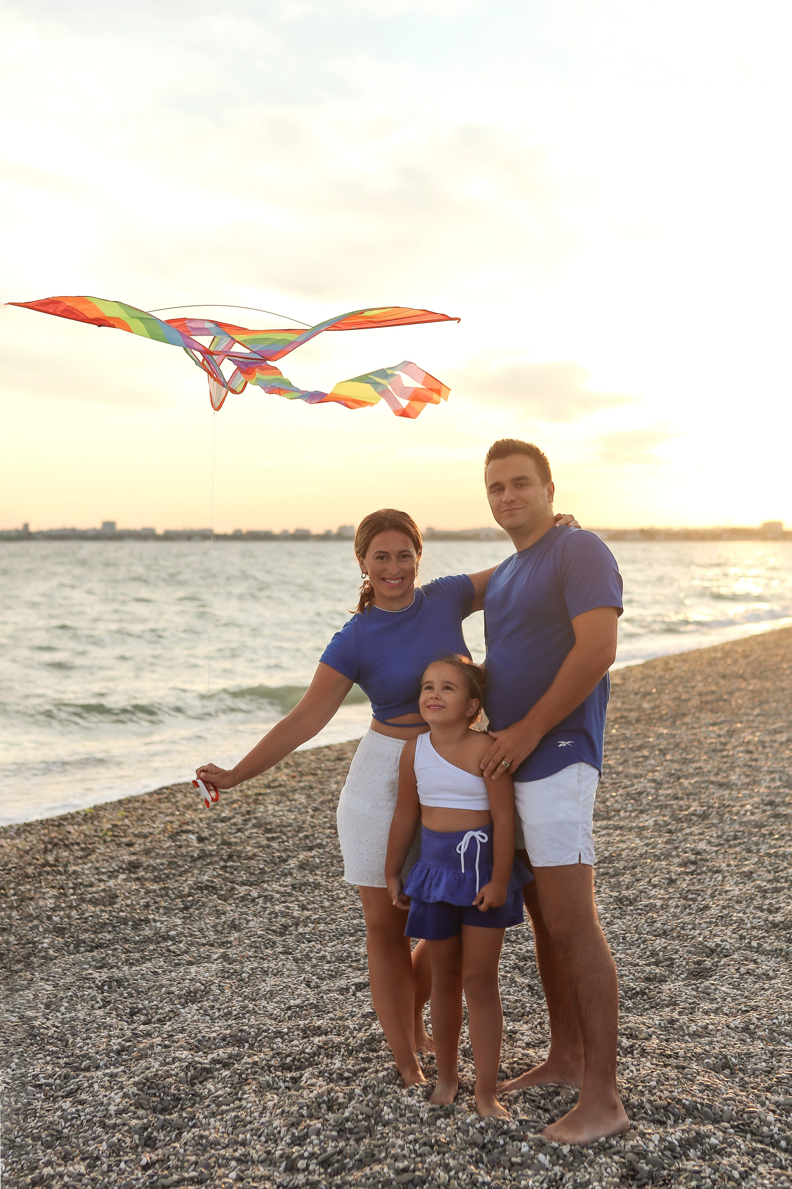 Фотосессия семьи на закате - фотограф Белоущенко Дарья