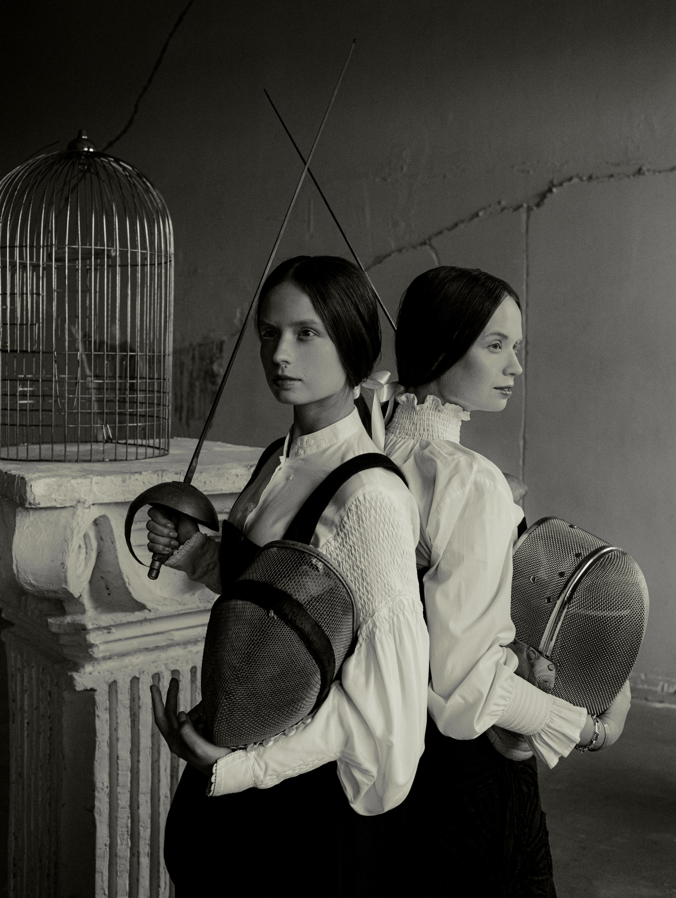 Fencers. Фотограф и Стилист в Санкт-Петербурге Алеся Хомиченок и Игорь Гарин