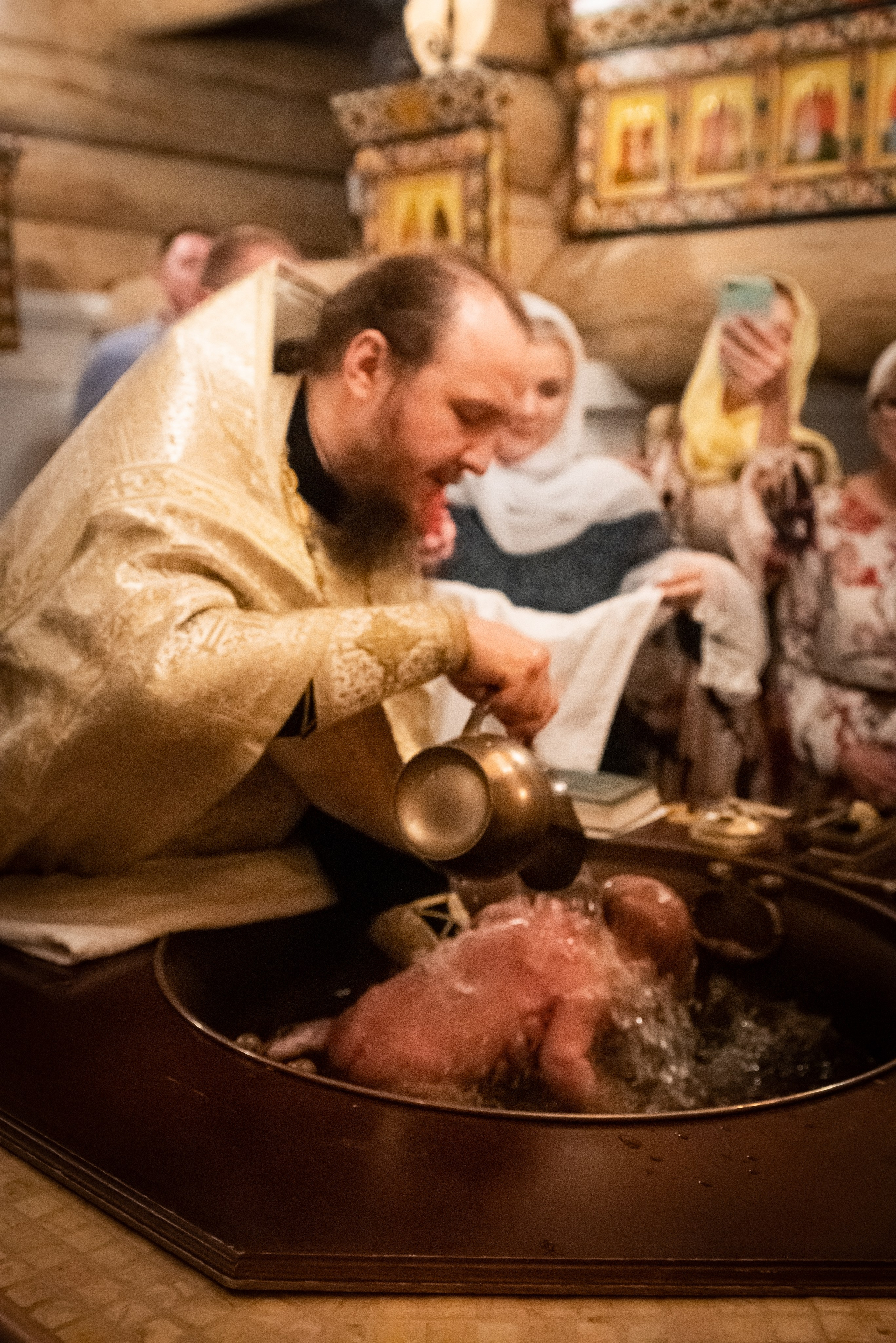 Крещение. Семейный и детский фотограф в Москве Евгения Миронова