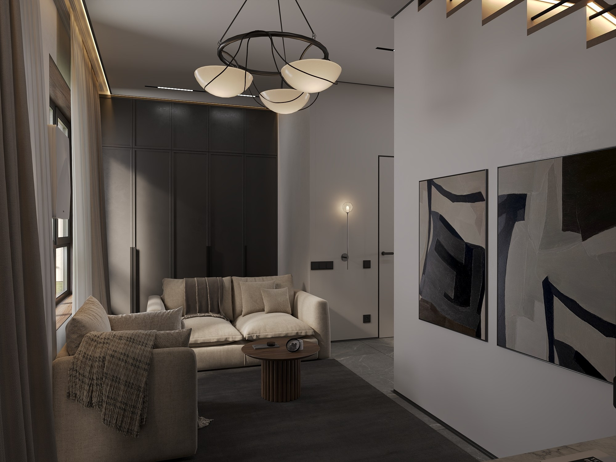 Петергоф, Таун град коттеджный поселок. БК студия дизайна интерьера