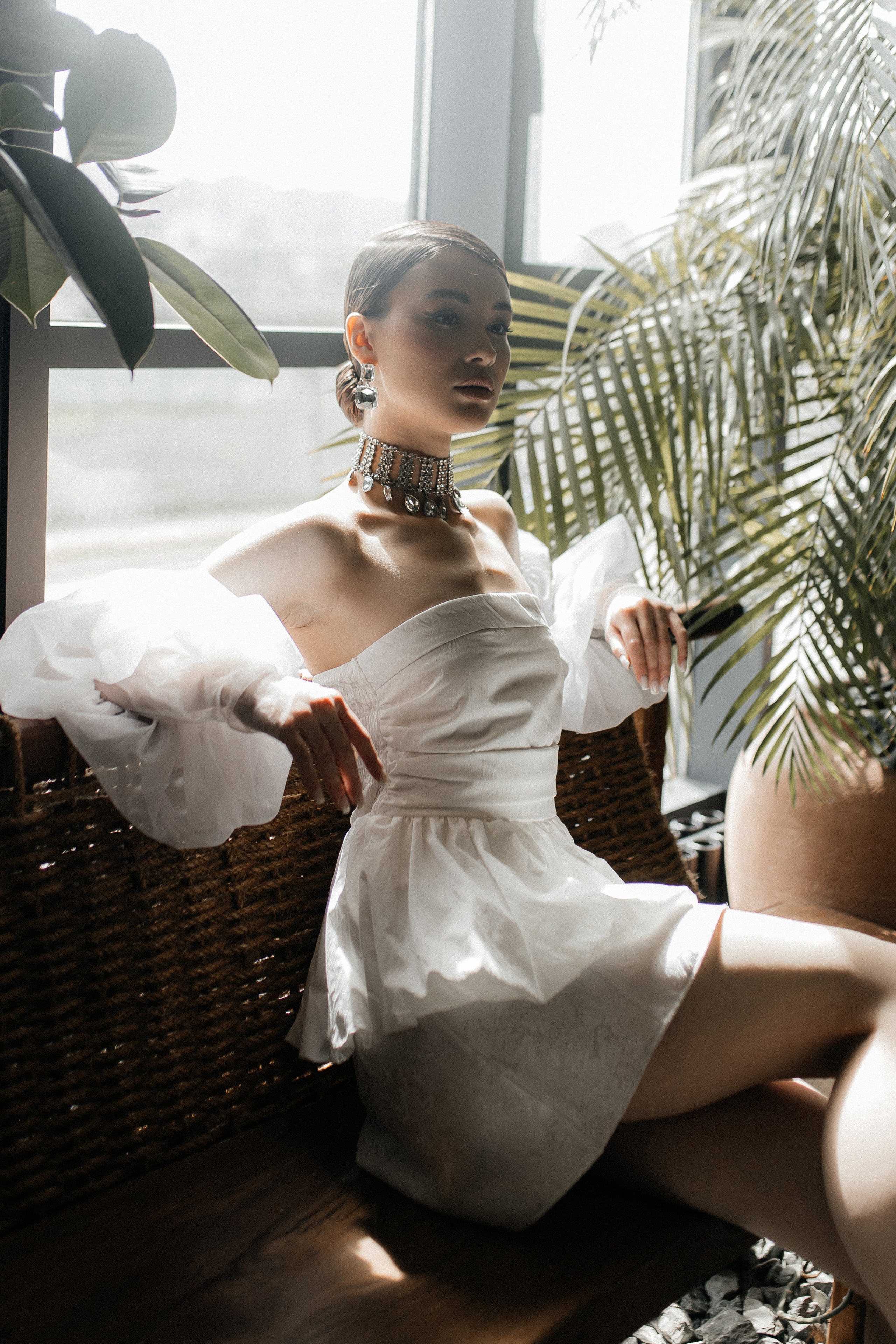 Свадебная история в оранжерее