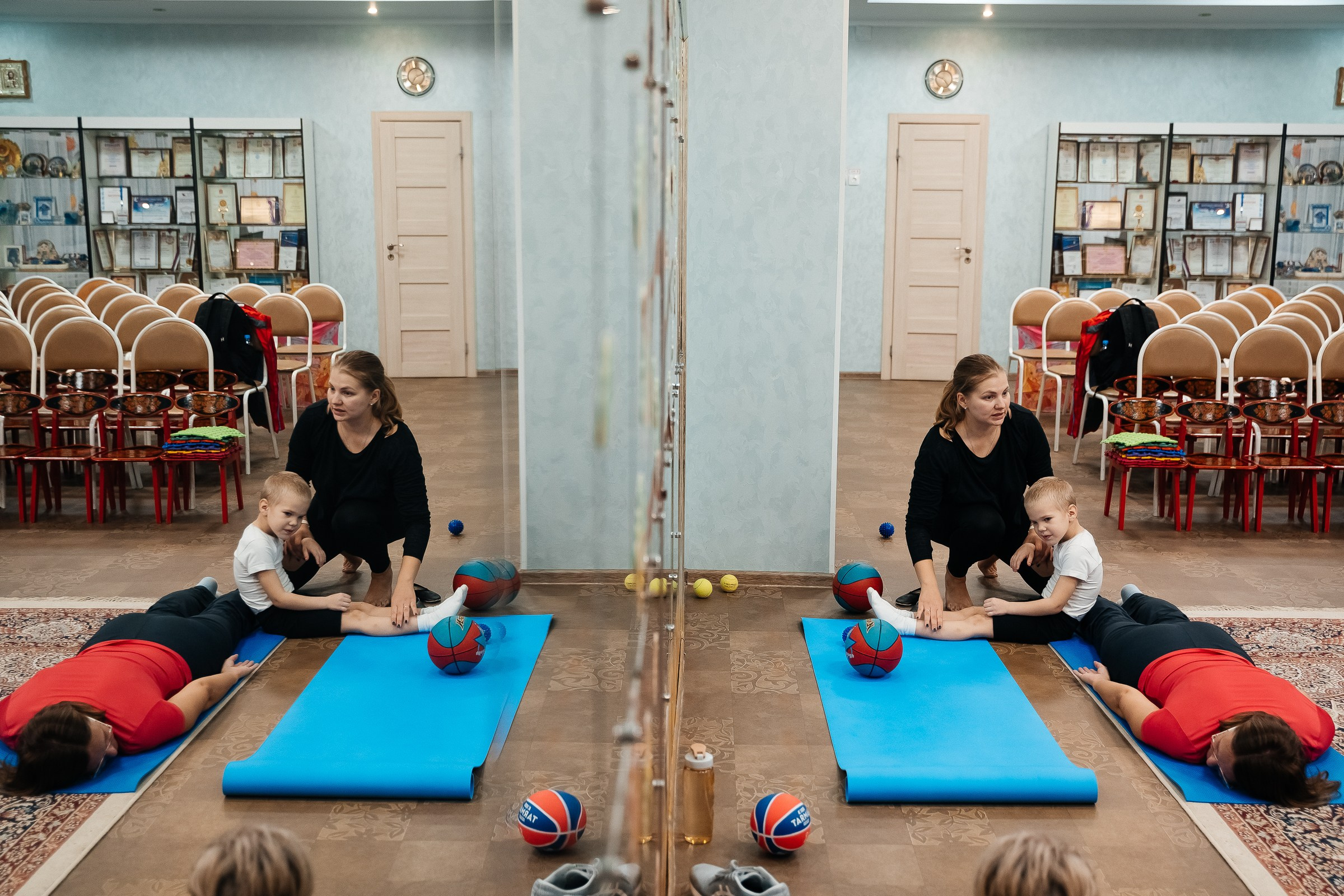 Урок по пилатесу. Семейный и свадебный фотограф в Москве Леванова Александра