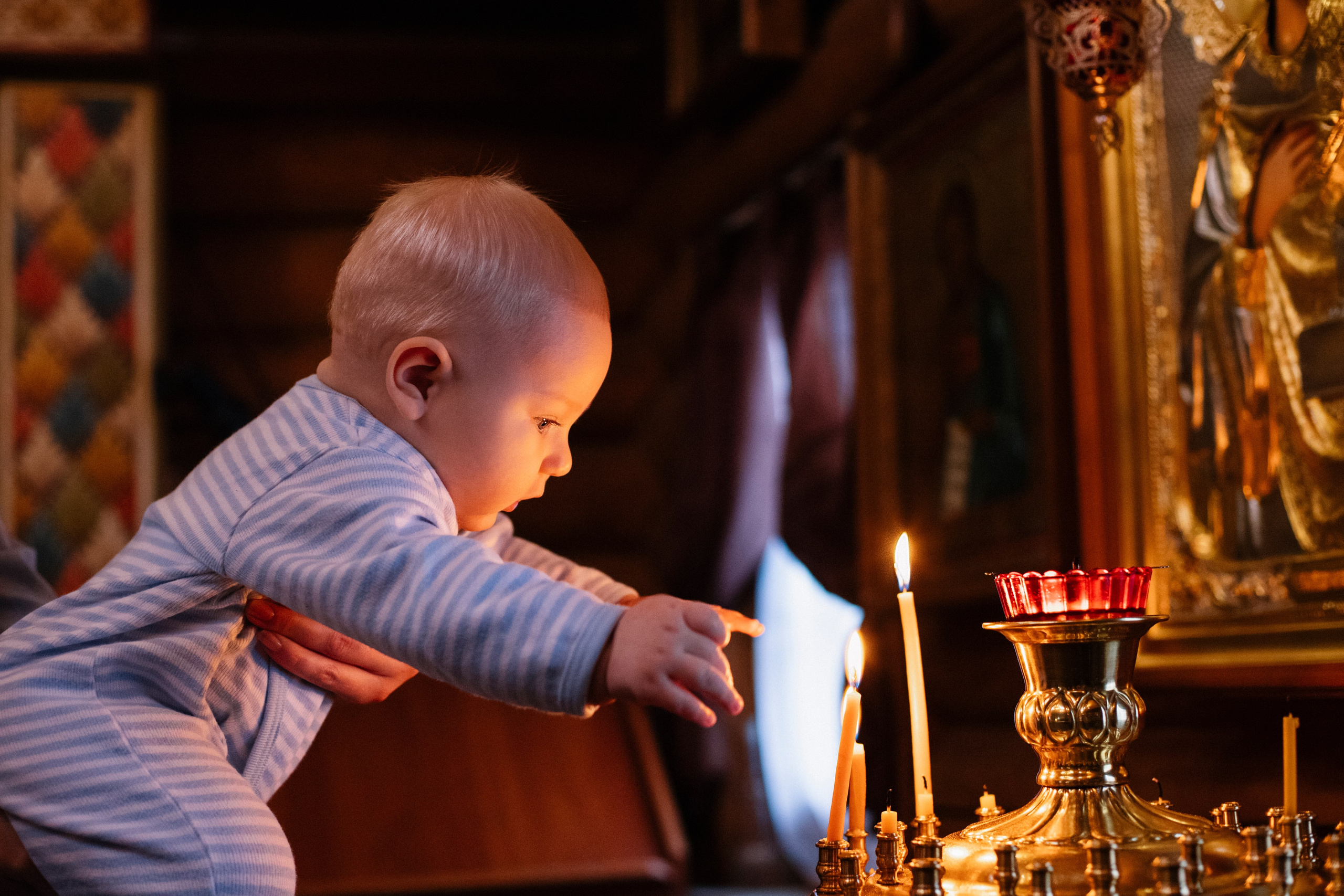 Церковный (крещение и венчание). Семейный фотограф Москва и область Дербунова Елена