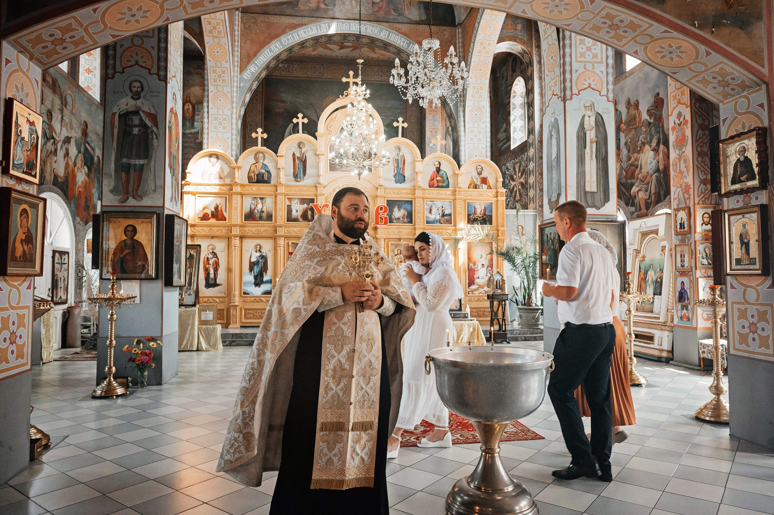 Крещение Михаила. Детский и семейный фотограф выпускной альбом Приморско-Ахтарск