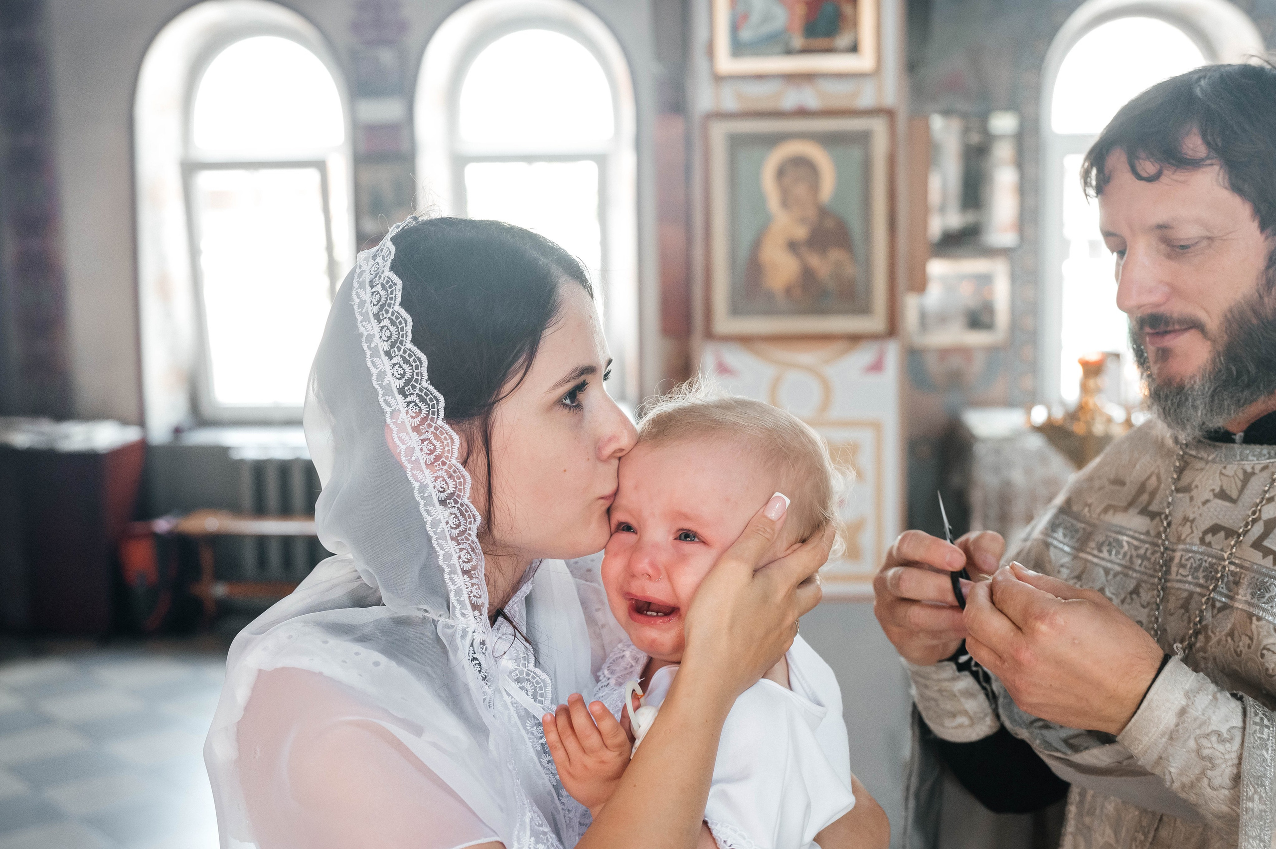 Крещение Виктории. Детский и семейный фотограф выпускной альбом Приморско-Ахтарск