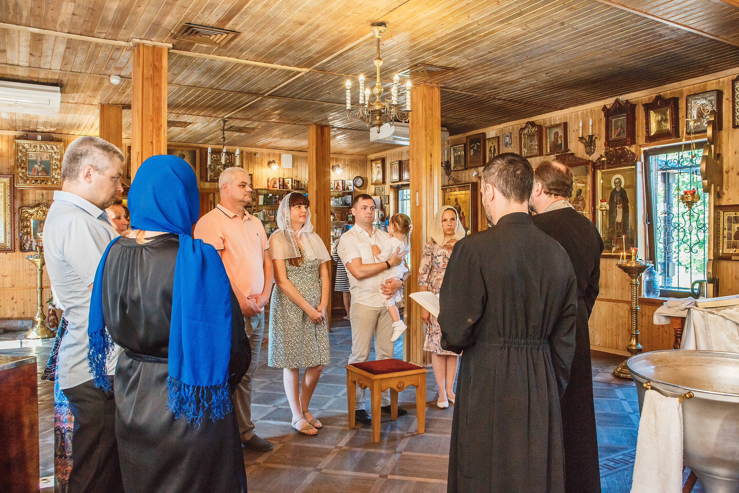 Крещение маленькой Ксении