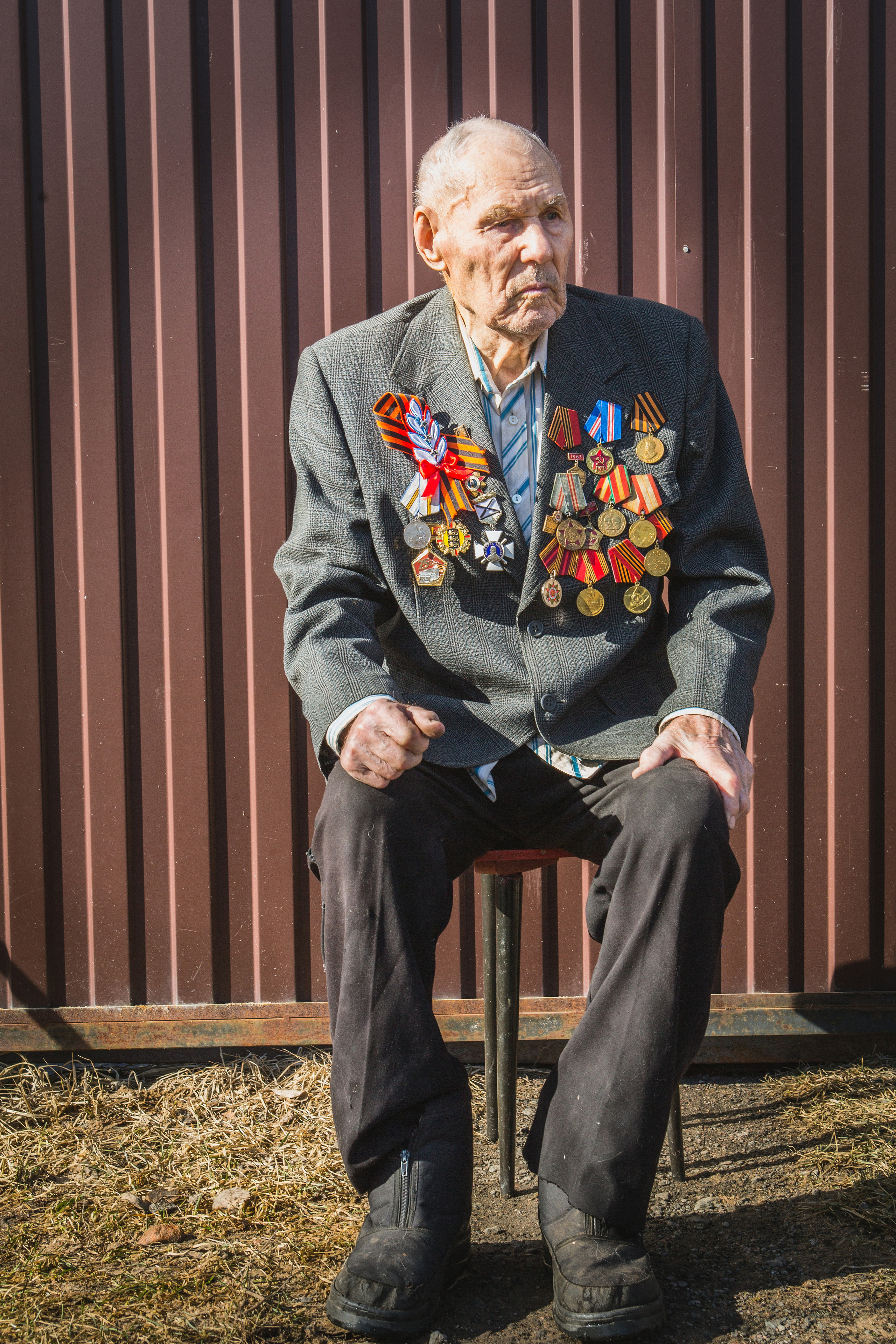 Съемка ветерана и героя труда который самый старый ветеран