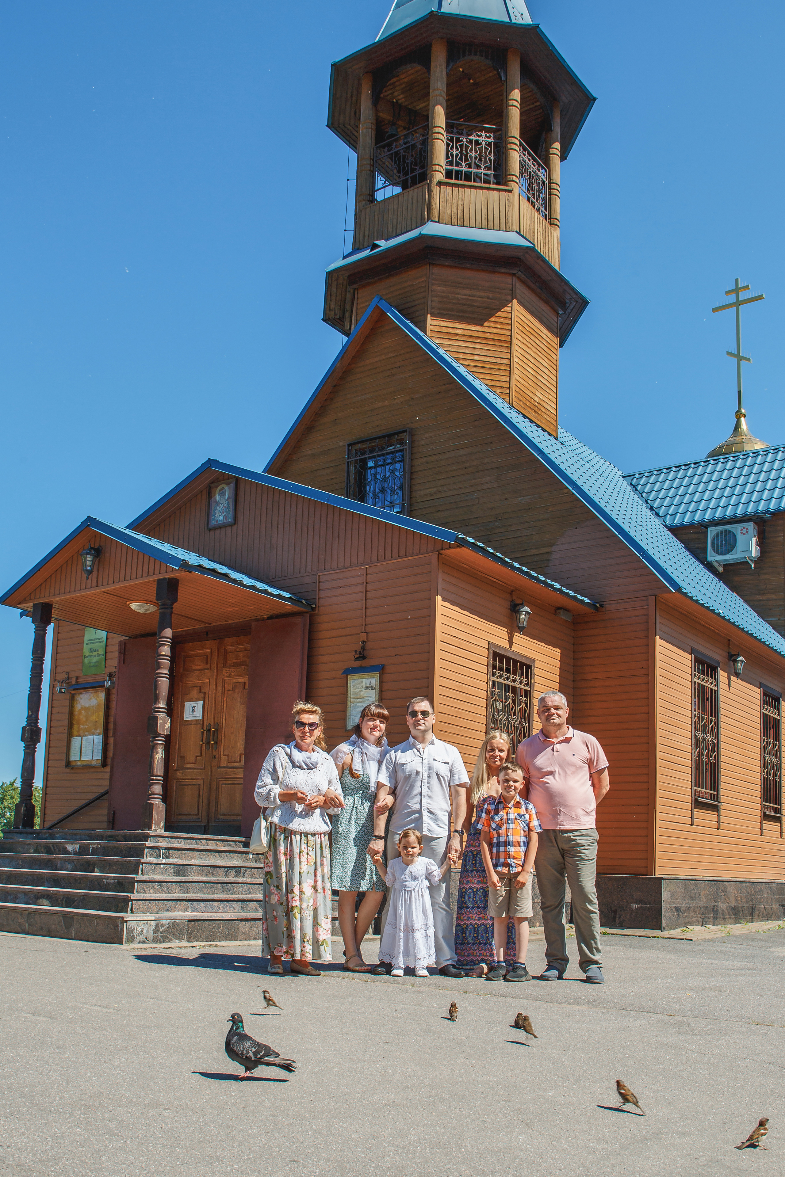 Съемка крещения девочки 