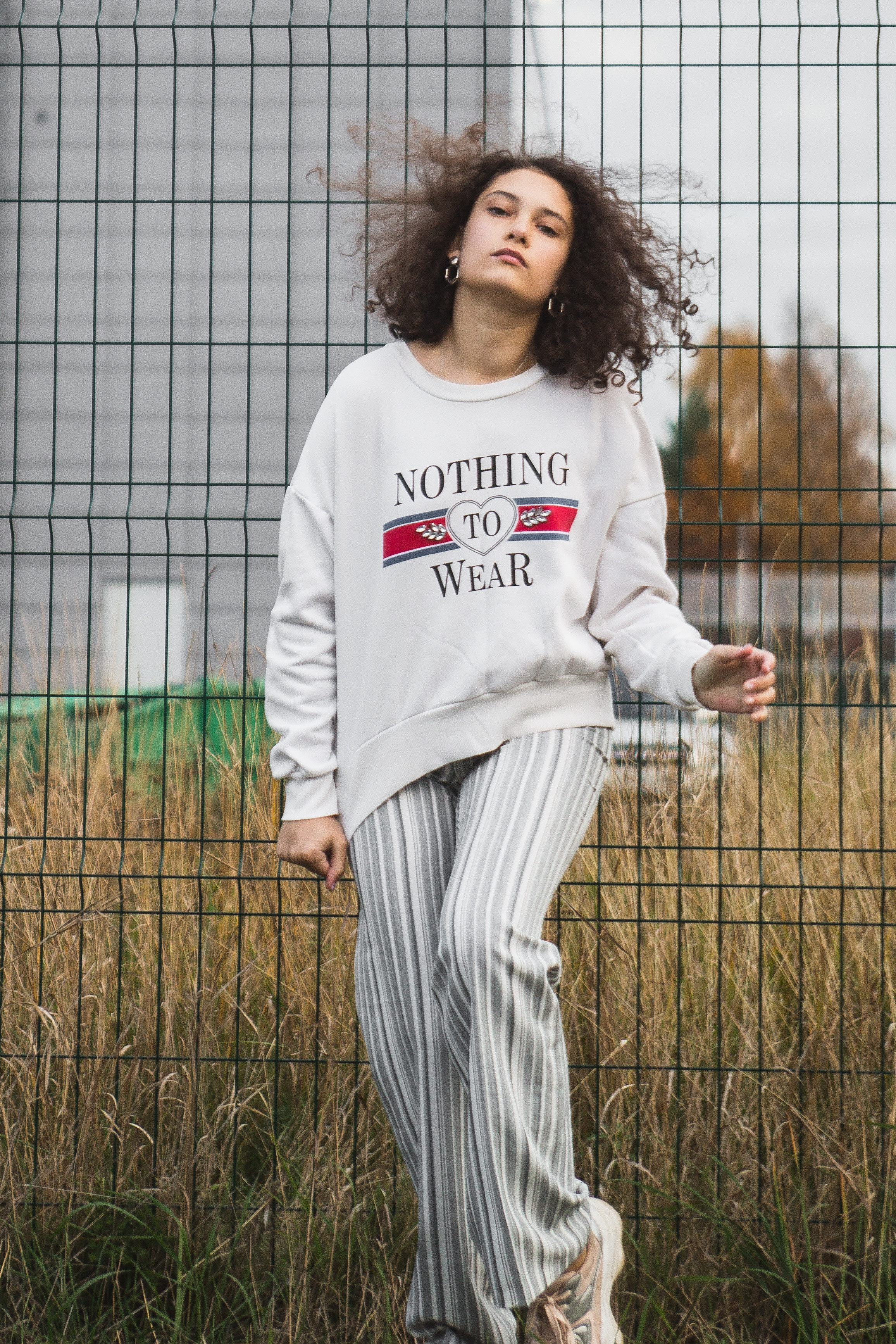 Прогулочная съемка на улице осенью для личного портфолио