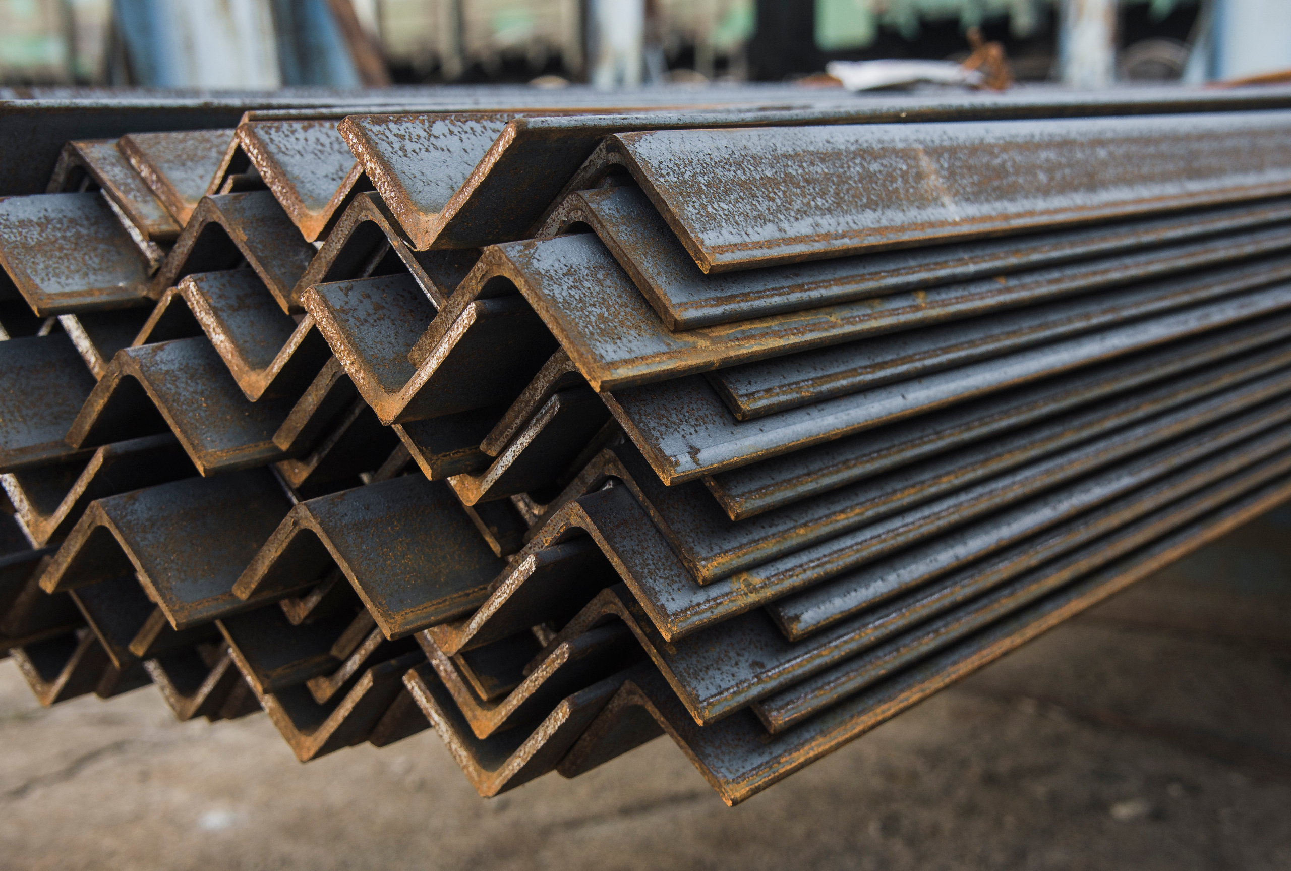 Съемка производства завода по изготовлению железа