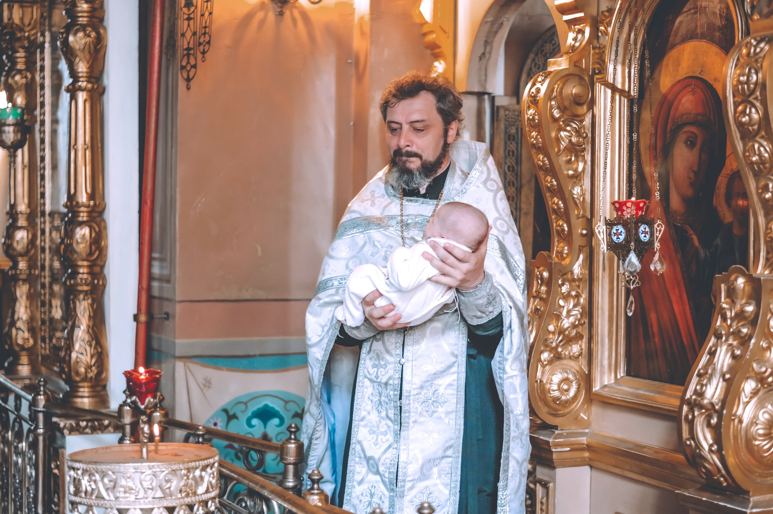 Крещение. Детский и семейный фотограф Ирина Баранова