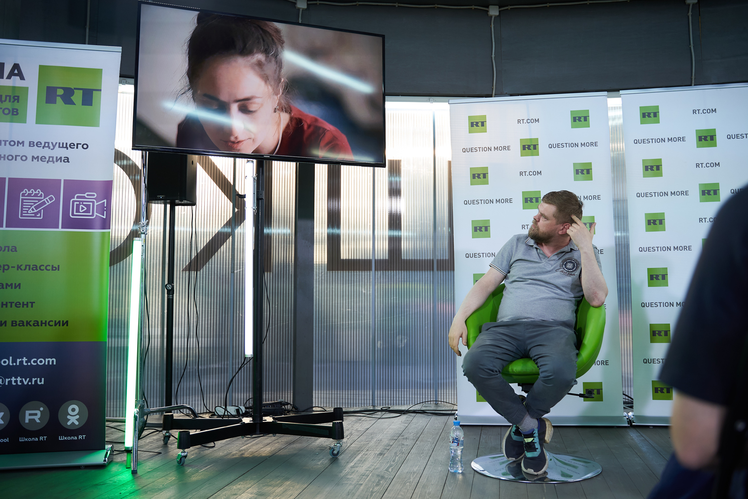 RT School in MUZEON. Reportage event photographer in Moscow Alexander Gladkiy