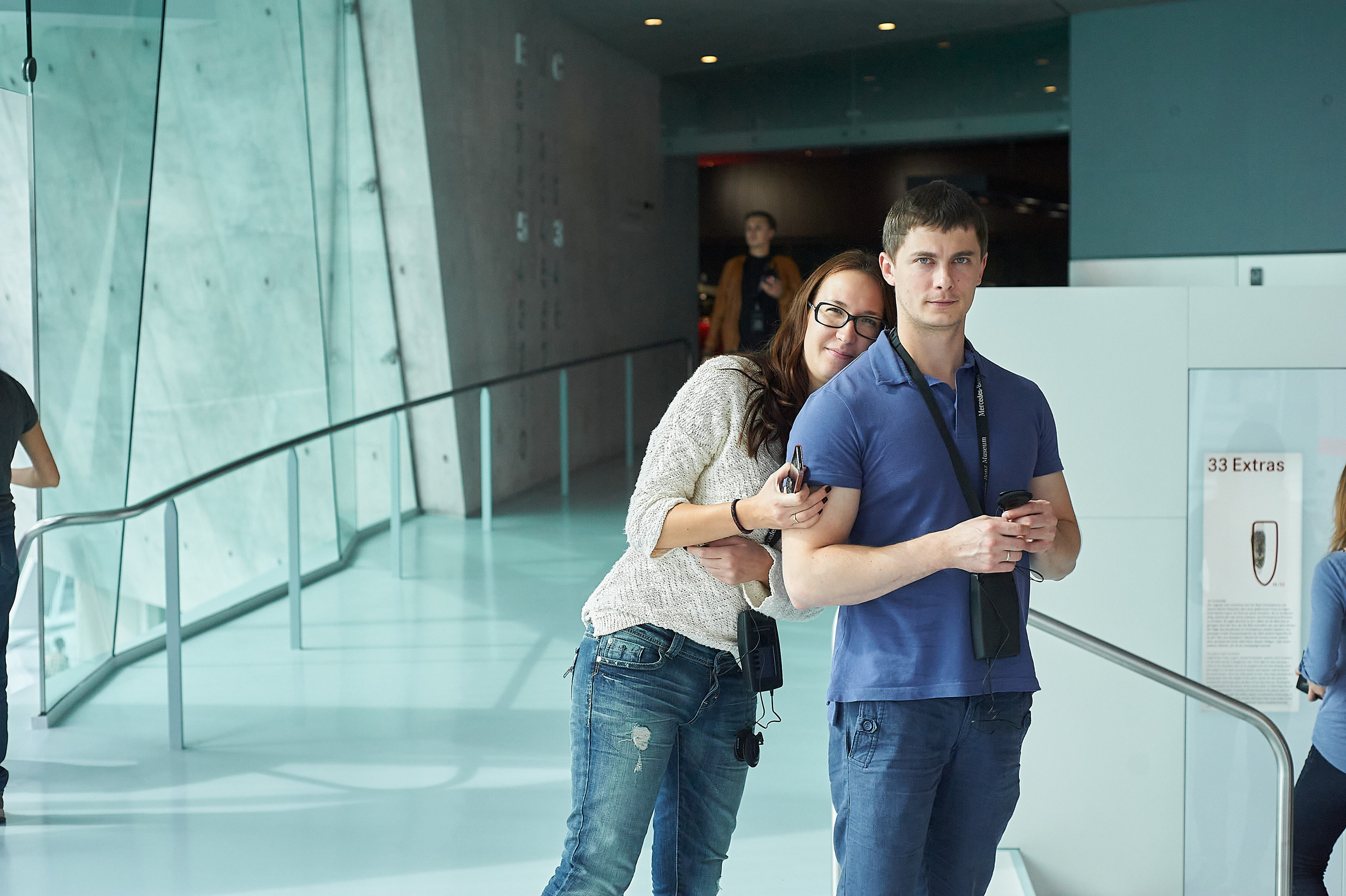 Корпоратив DiHouse, поездка в музей Mercedes-Benz. Reportage event photographer in Moscow Alexander Gladkiy