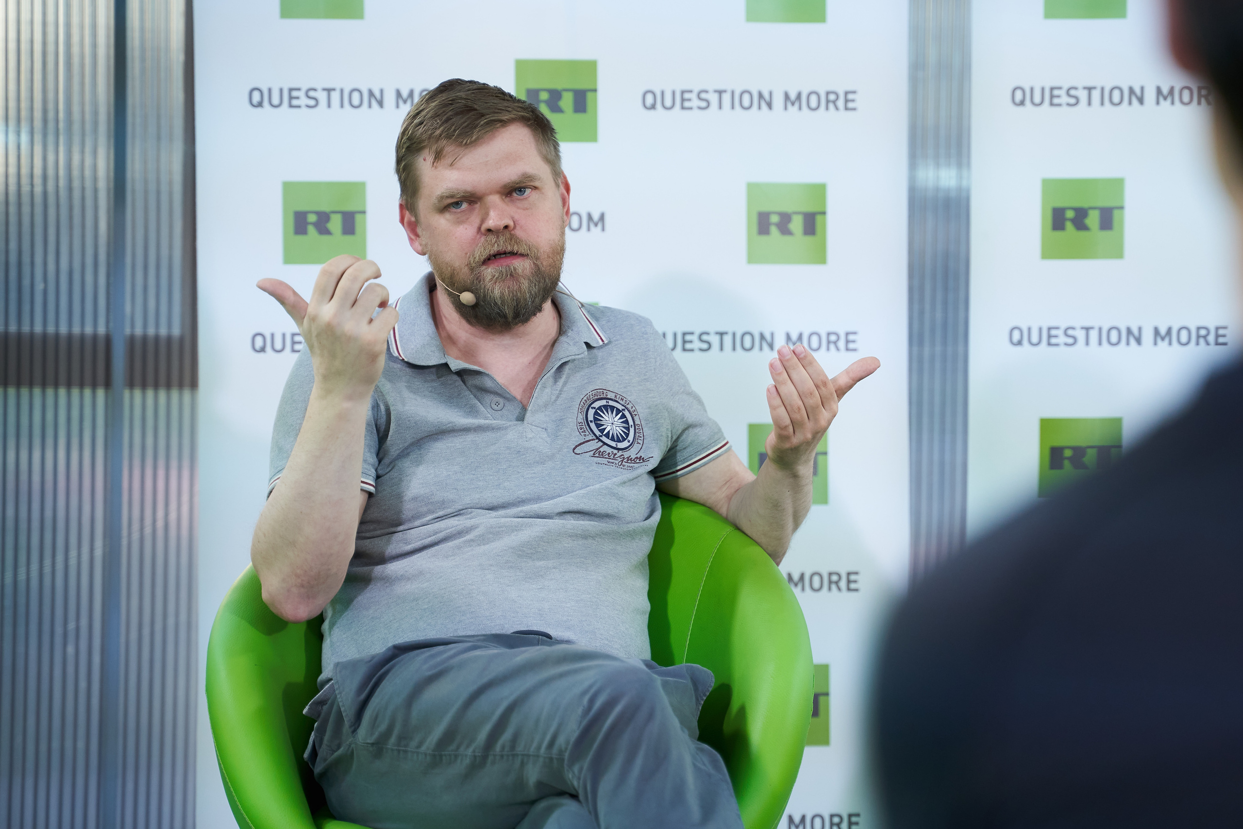 RT School in MUZEON. Reportage event photographer in Moscow Alexander Gladkiy