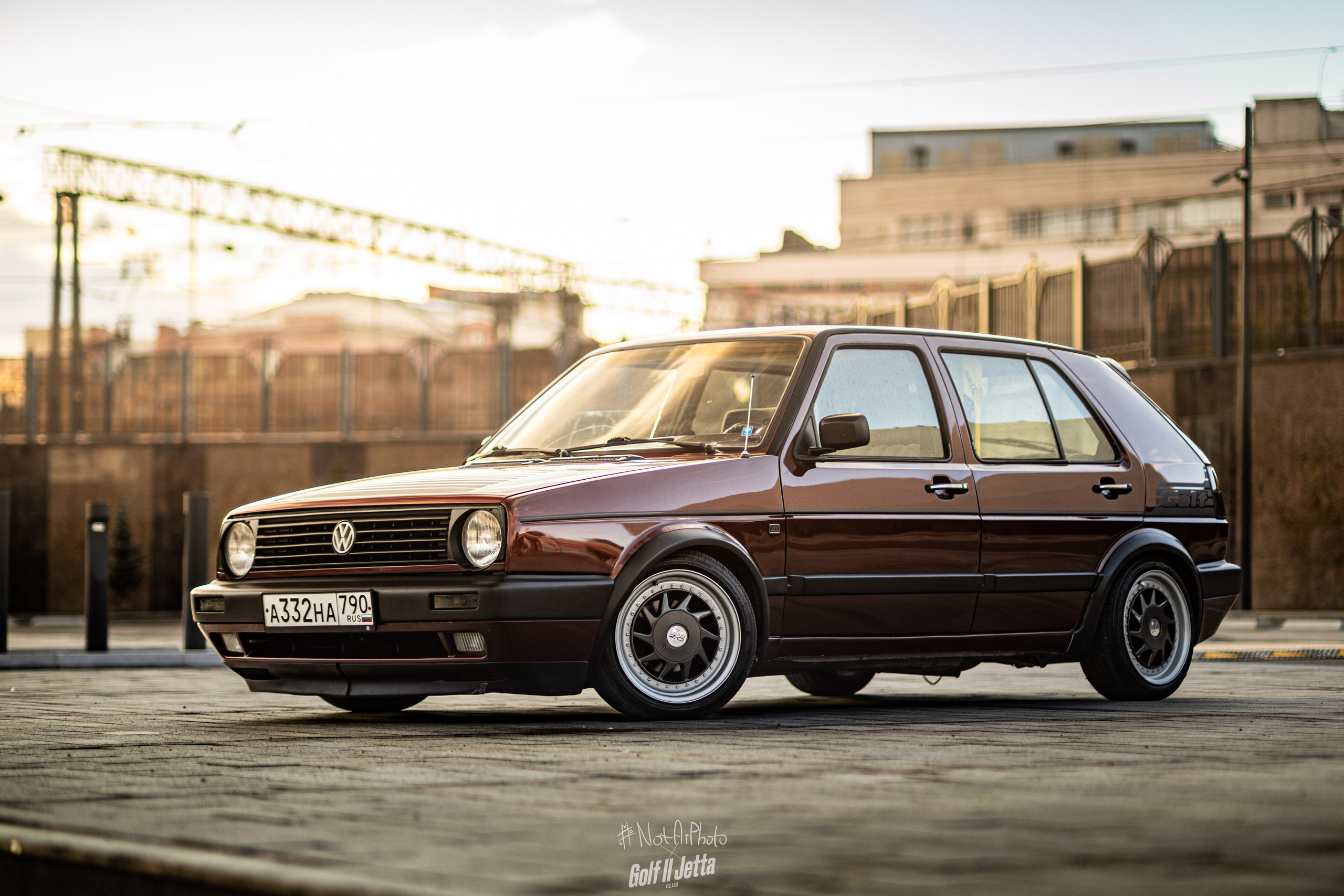 Фотосессия VW Golf 2. #NotAiPhoto — автомобильный фотограф