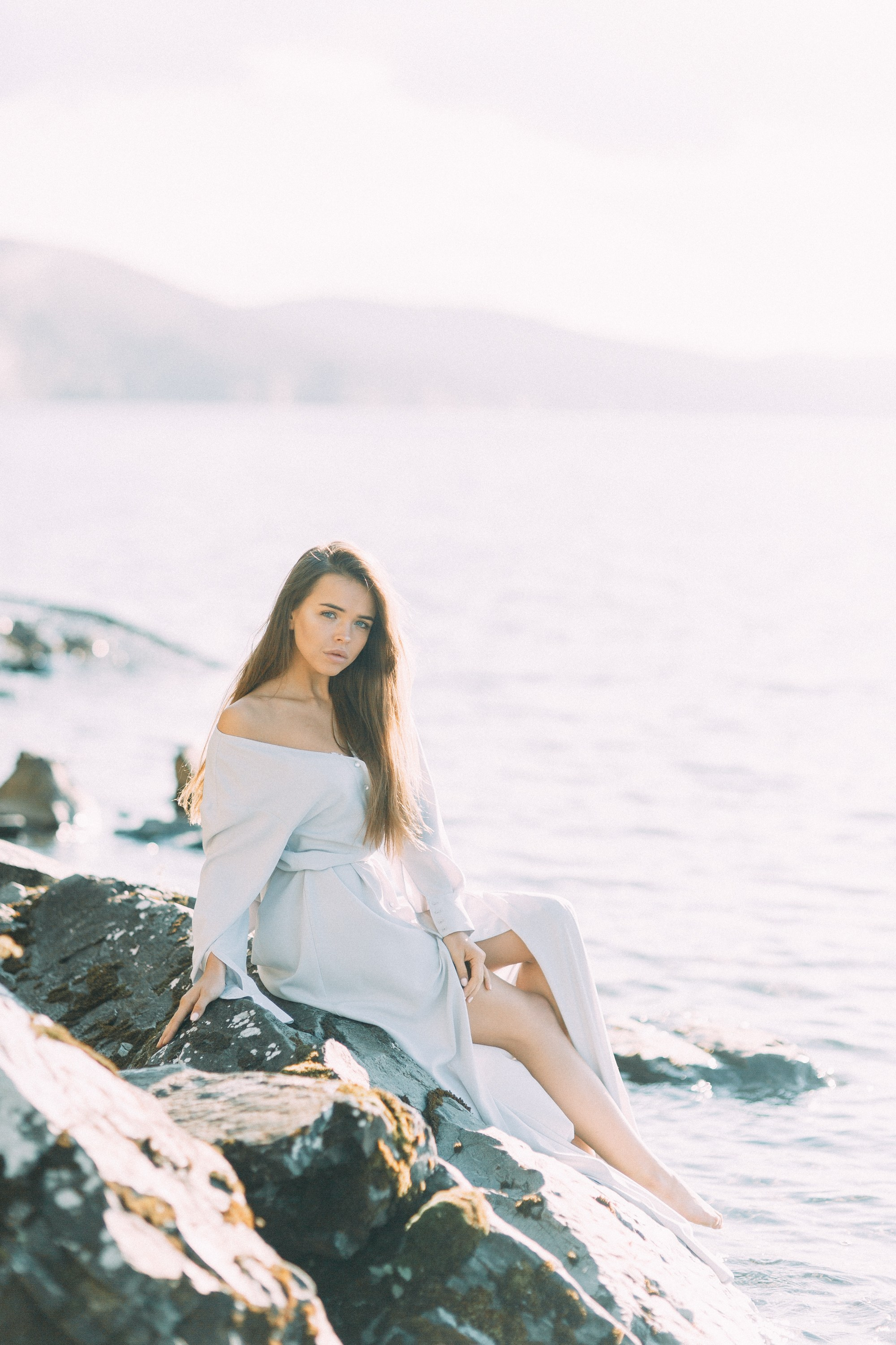 Закатная съемка на озере Тургояк