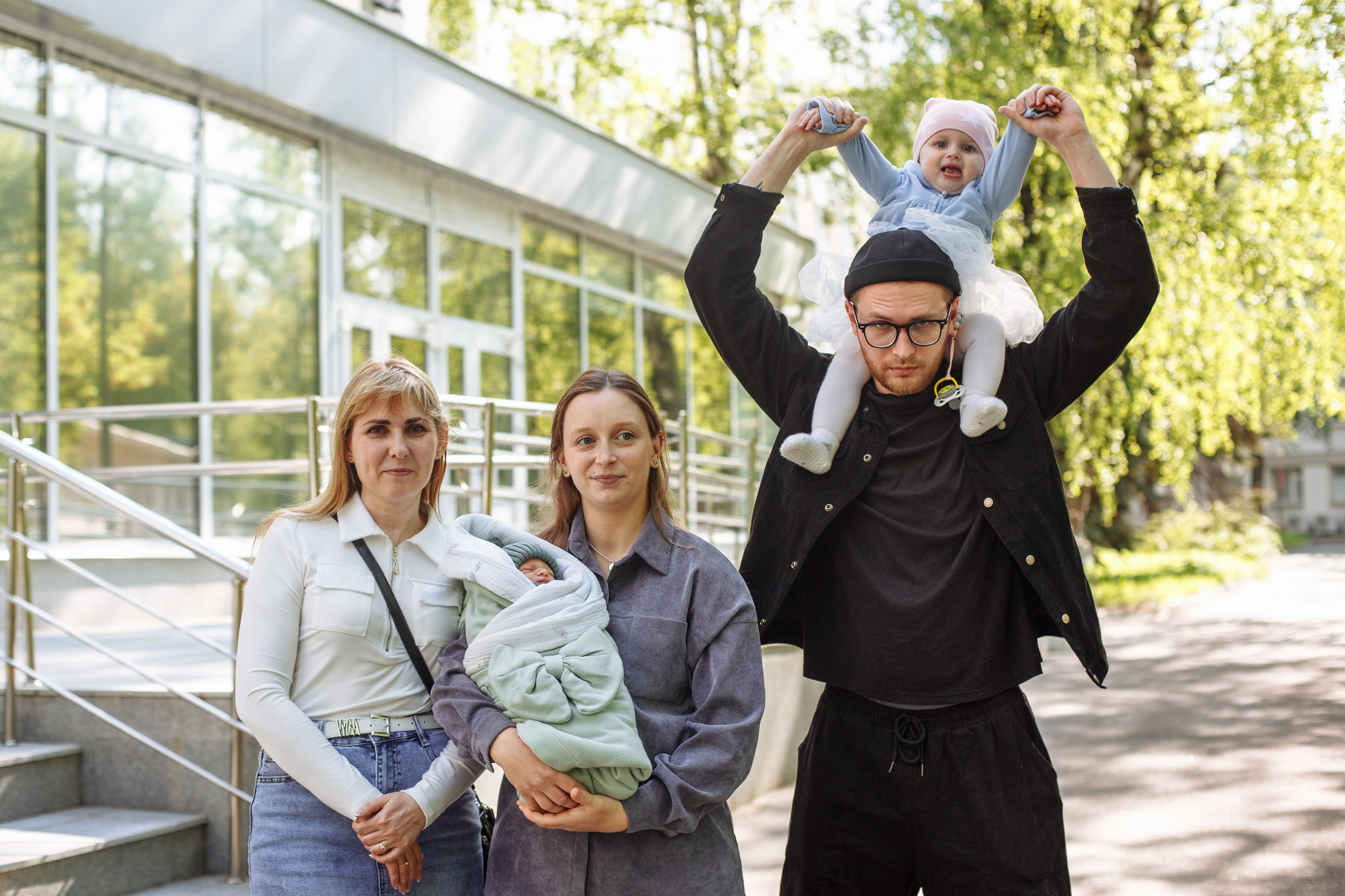Выписка из роддома. Свадебный фотограф в Москве Александра Тихонова