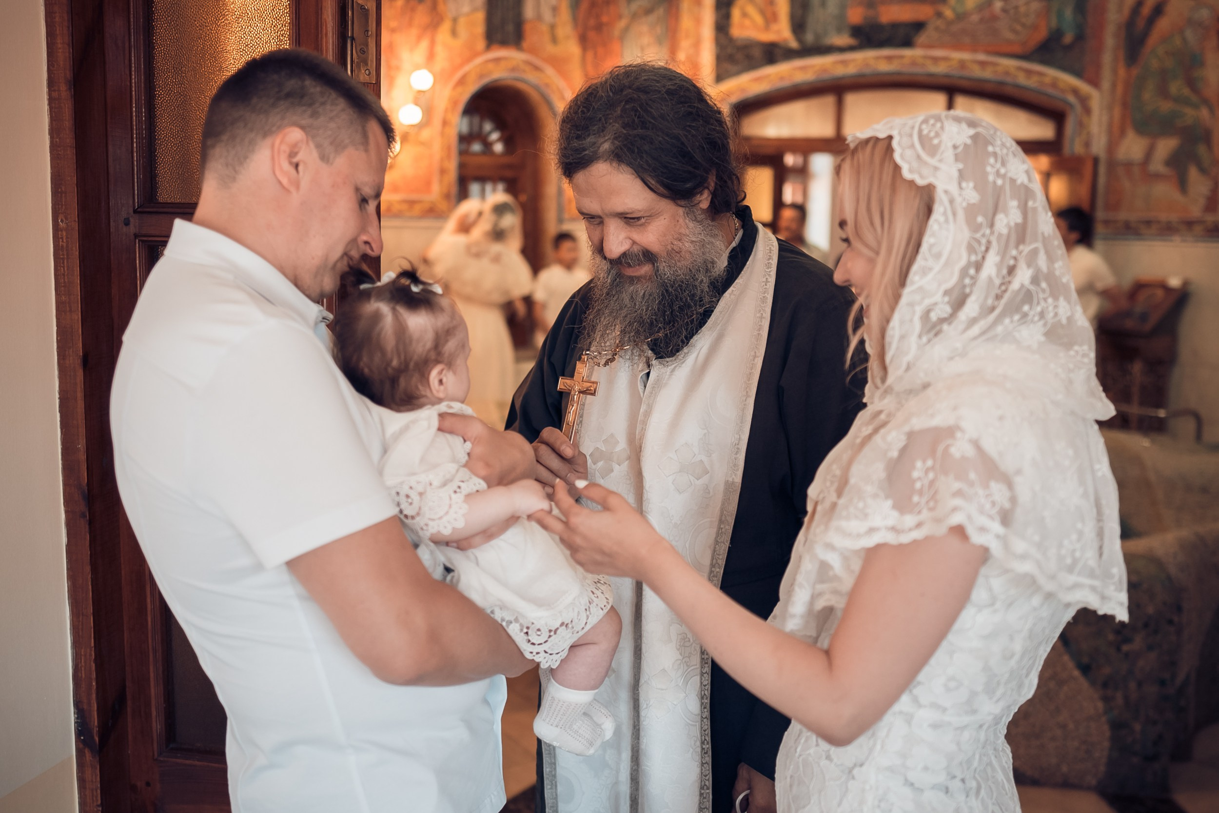 Крещение в Свято-Троицком монастыре Симферополь. Церковный фотограф Севастополь