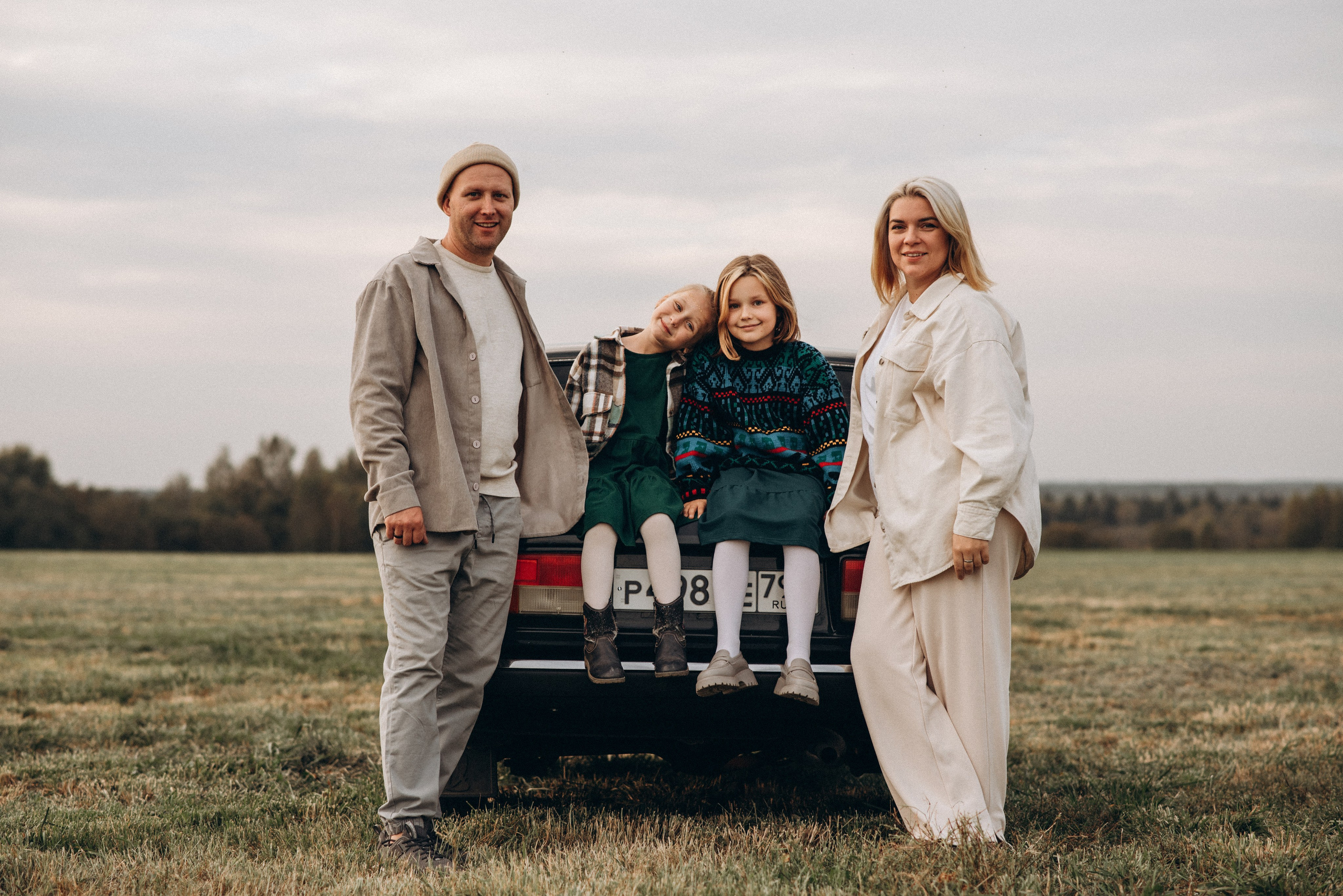 Семья Магазинских. Семейный фотограф в Клину и Москве Елена Храпунова