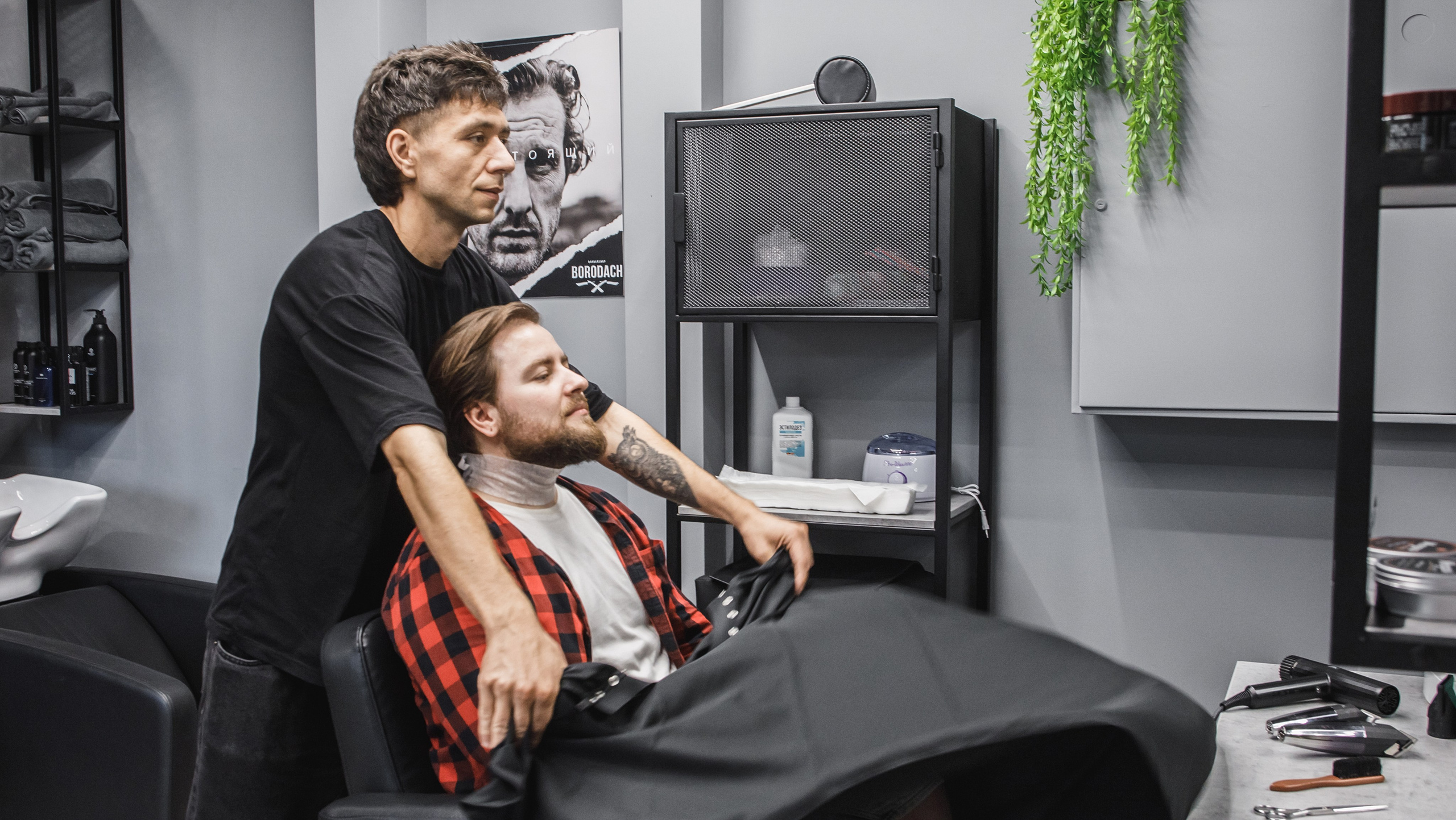 Открытие еще одного салона сети BARBERSHOP BORODACH. Предметный и семейный фотограф в Санкт-Петербурге Катерина Стеклова