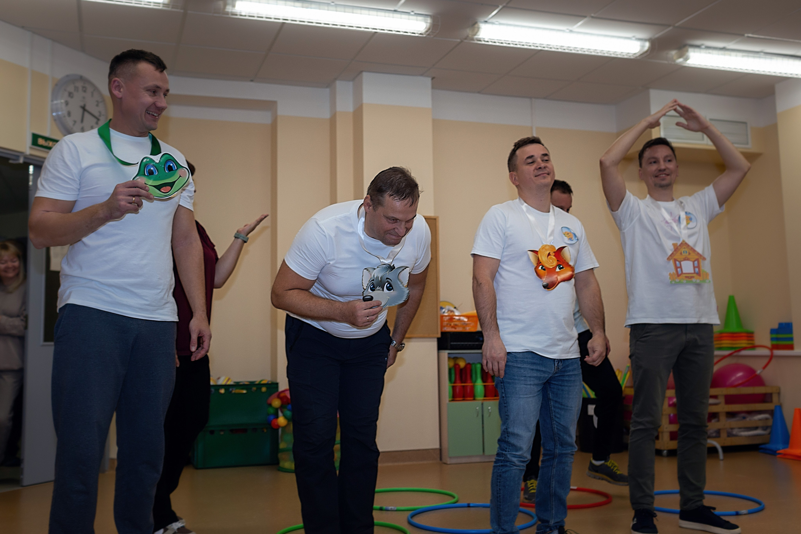 День пап в детском саду_2024. Семейный фотограф в Санкт-Петербурге