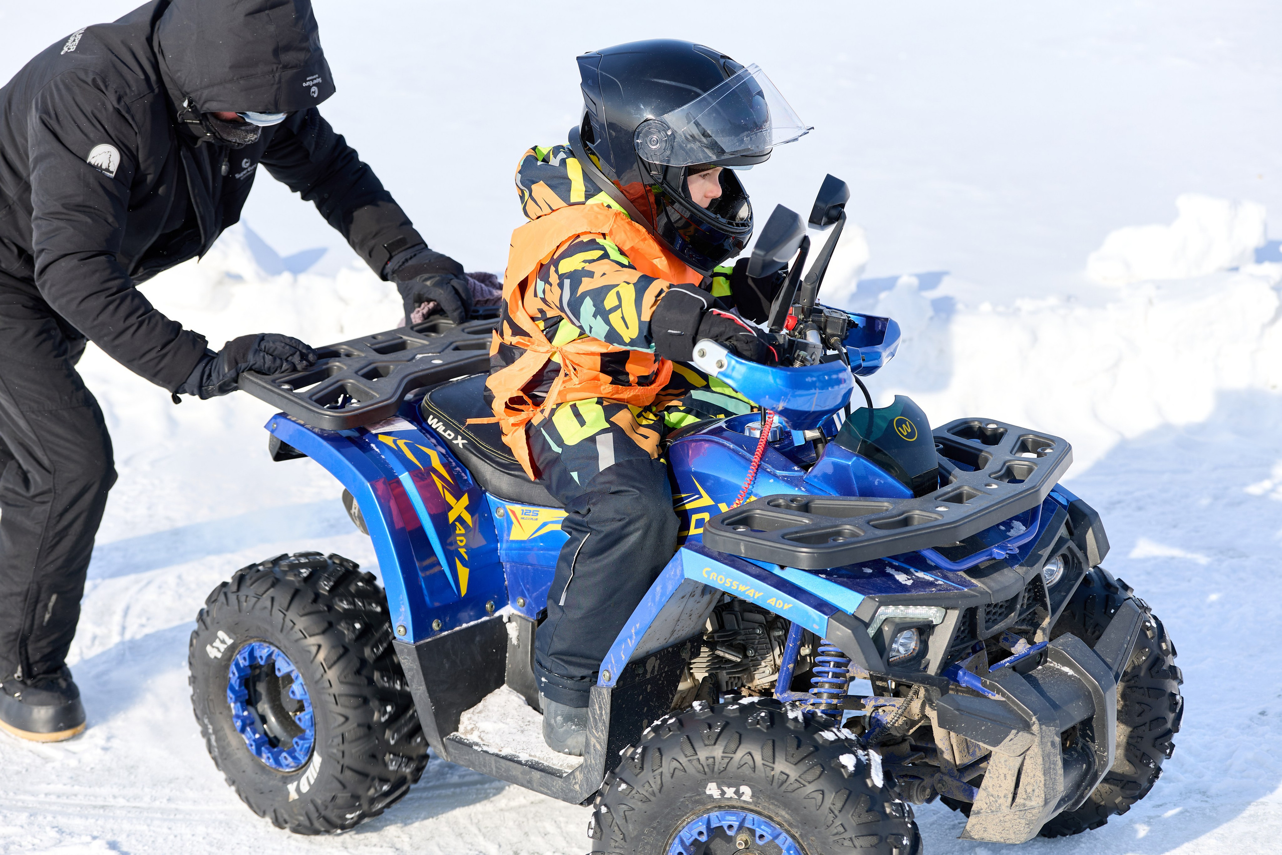 Топим Лёд — 2026. Соревнования на квадроциклах. Фотограф в Новосибирске Алена Скокова