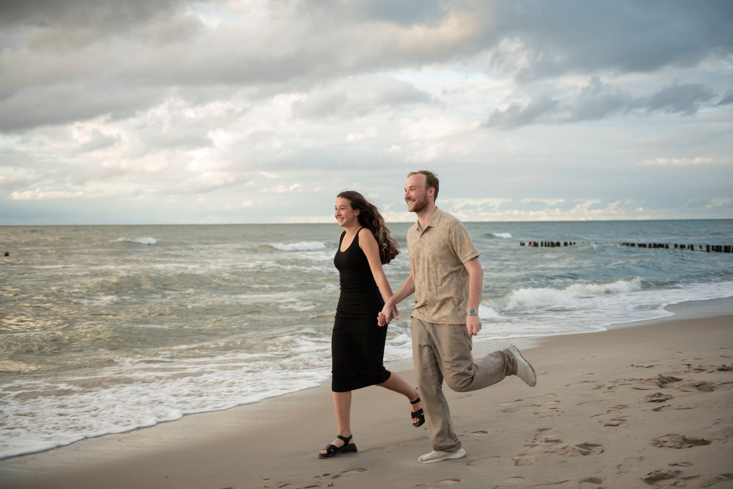 Семейная съёмка на берегу моря. Фотограф Зеленоградск