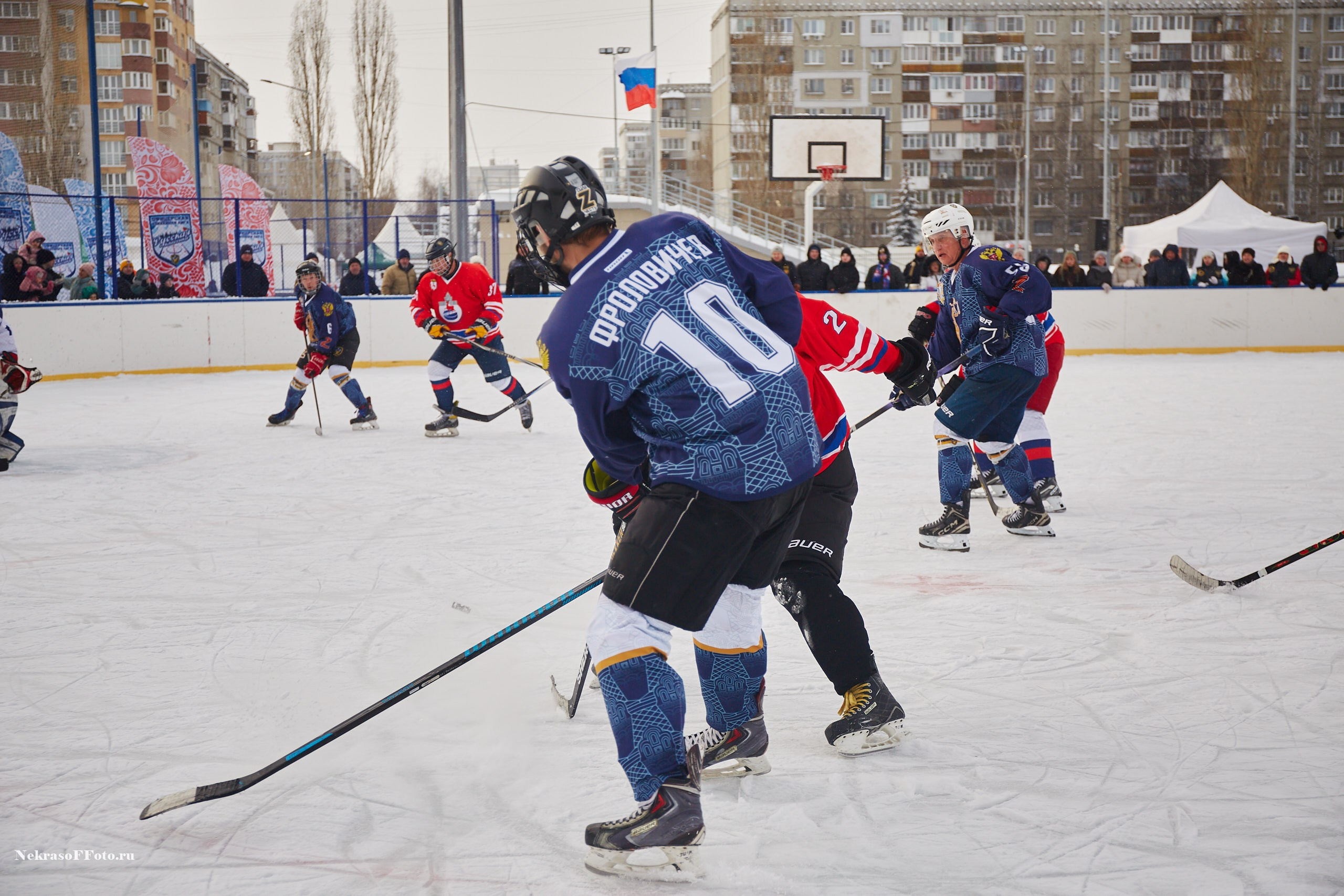 Турнир по хоккею «Русская классика» в рамках Офицерской хоккейной лиги. Спортивный фотограф Некрасов Денис