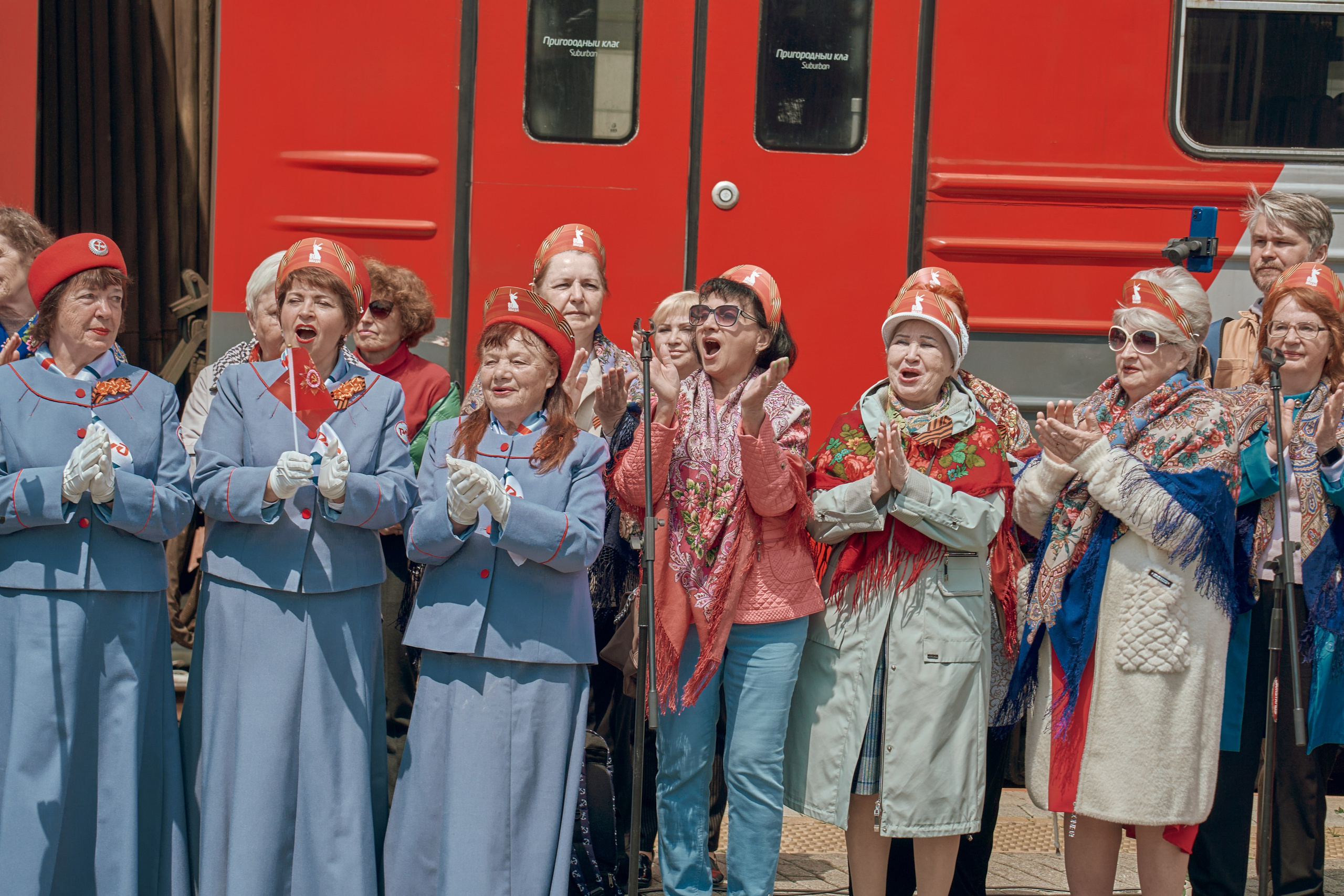 Поезд Победы!. Фотограф во Владивостоке
